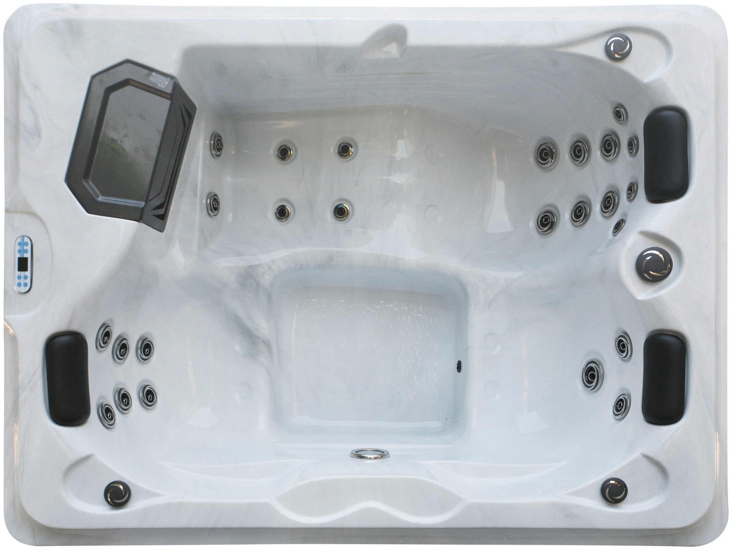 Sanotechnik Whirlpool »DIABLO«, (Set), 210x160x80 cm, inkl. Abdeckung