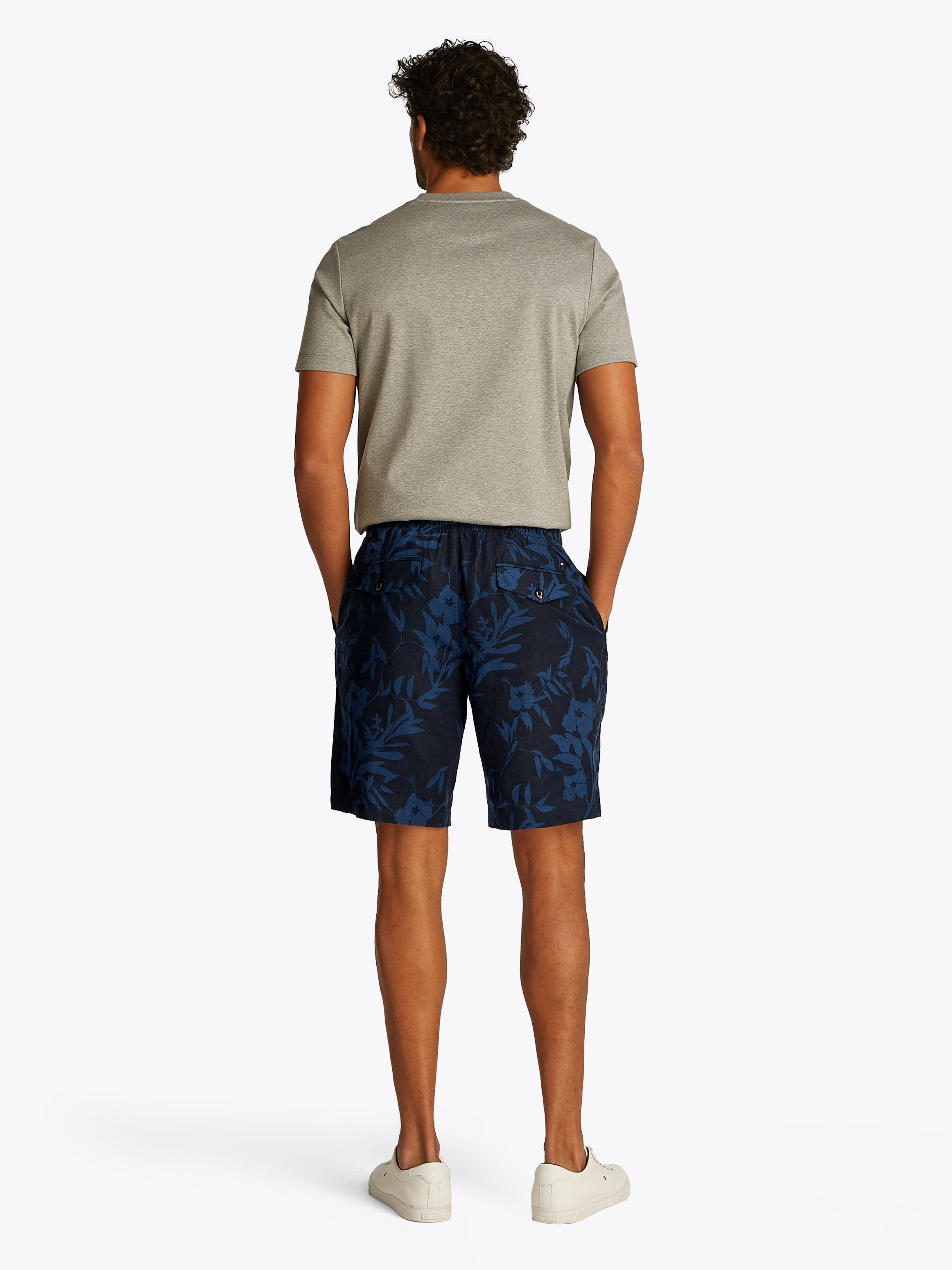 Tommy Hilfiger Shorts »HARLEM PO LINEN PRINT SHORT«, mit Allover Print