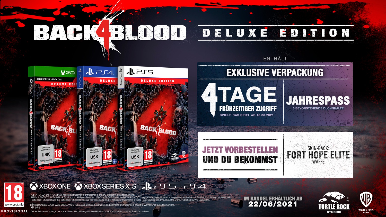 Warner Games Spielesoftware »Back 4 Blood Deluxe Edition«, PlayStation 5
