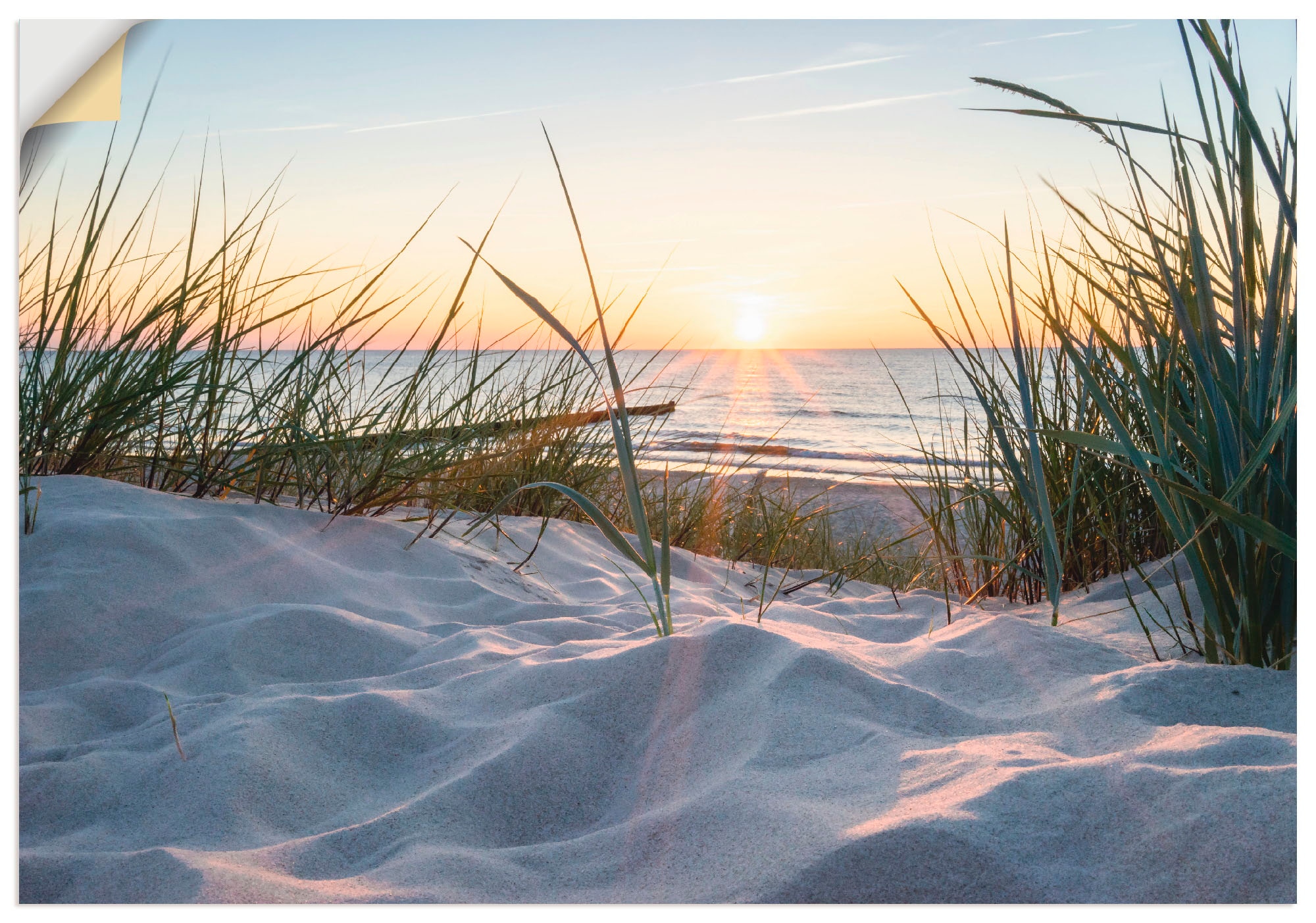 Artland Wandbild »Ostseestrand«, Strand, (1 St.), als Alubild, Outdoorbild, Leinwandbild, Poster, Wandaufkleber