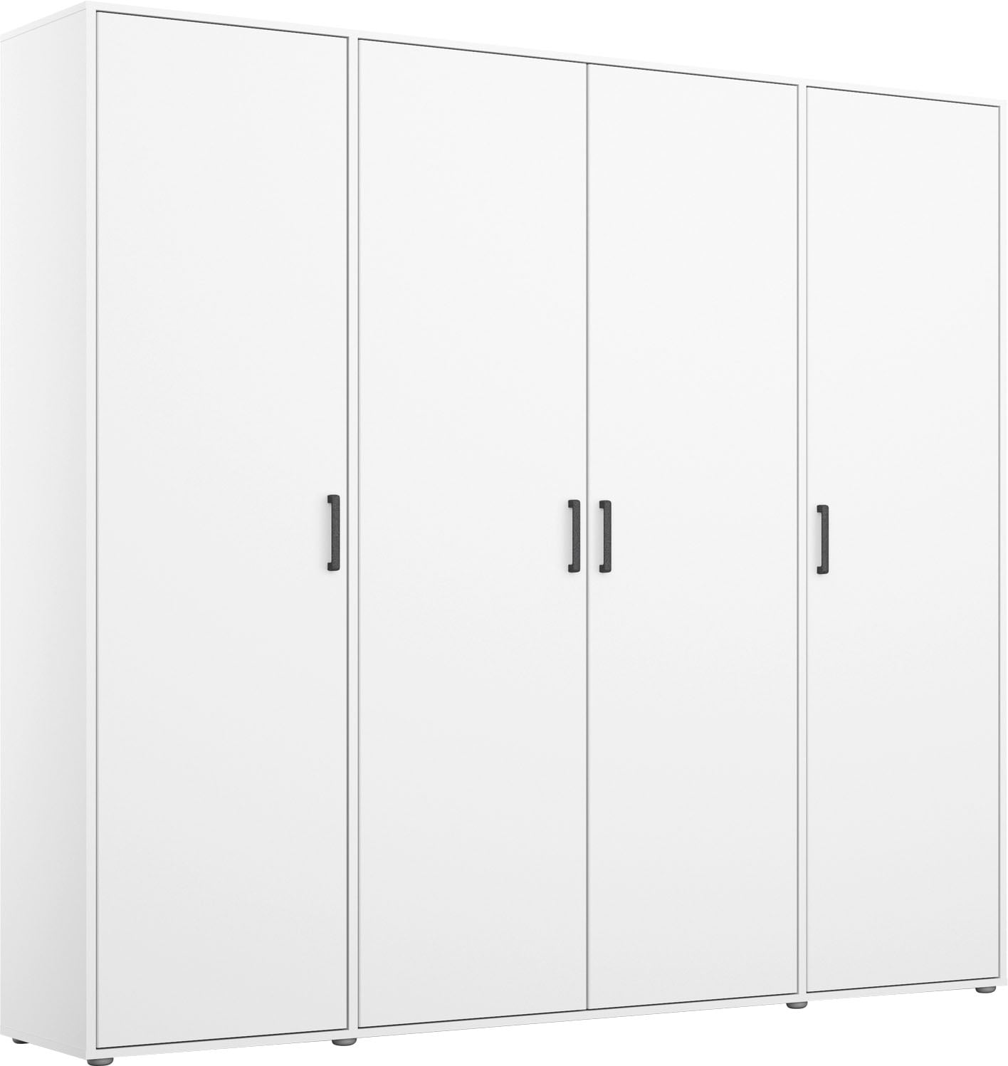 rauch Kleiderschrank "VOYAGER Garderobe Wäscheschrank Schlafzimmer" in 3 verschiedenen Ausstattungen BASIC/CLASSIC/PREMIUM, mit 2 modernen Griffvarianten, viel Stauraum MADE IN GERMANY