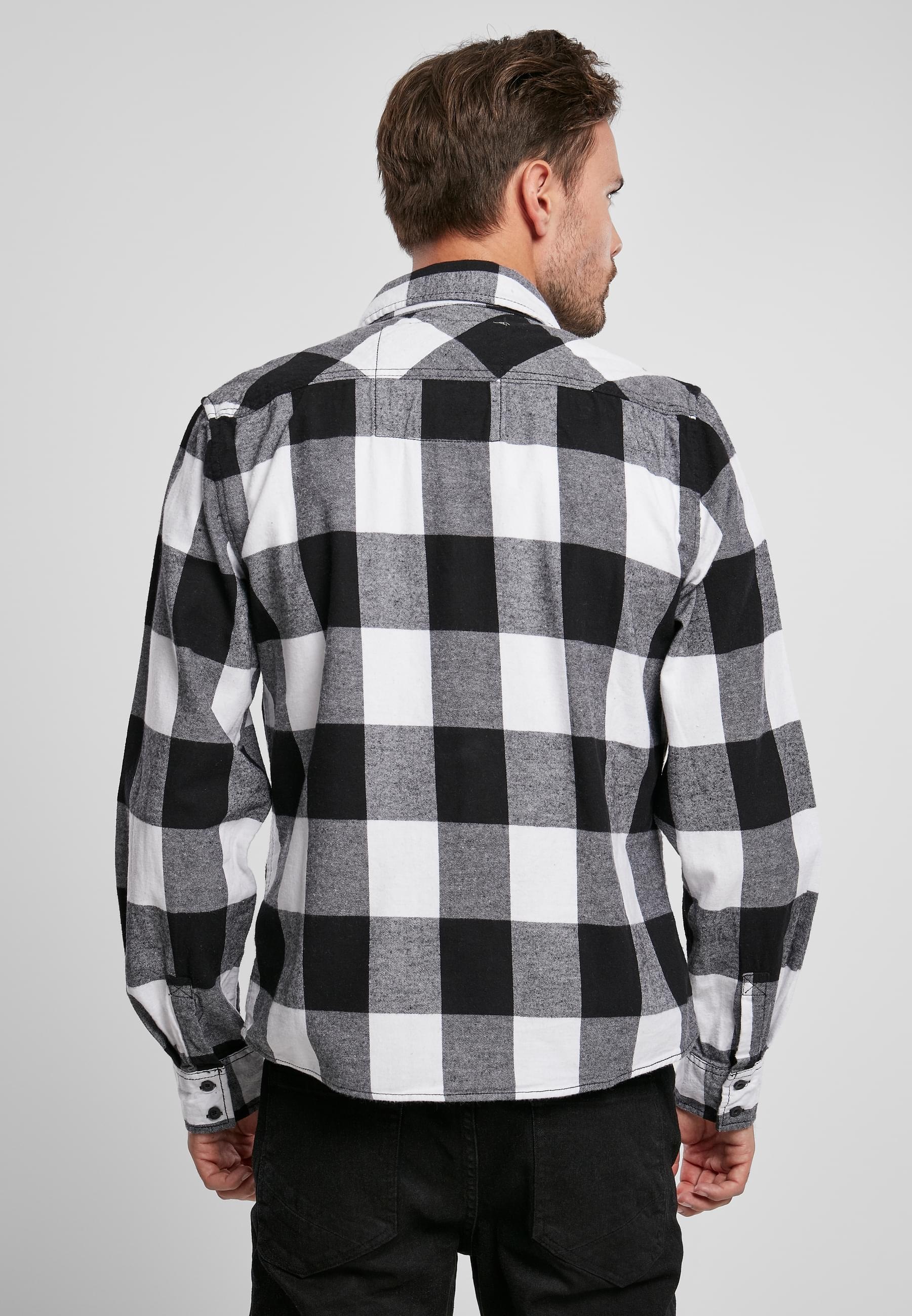 Brandit Langarmhemd »Brandit Herren Checked Shirt«, (1 tlg.)