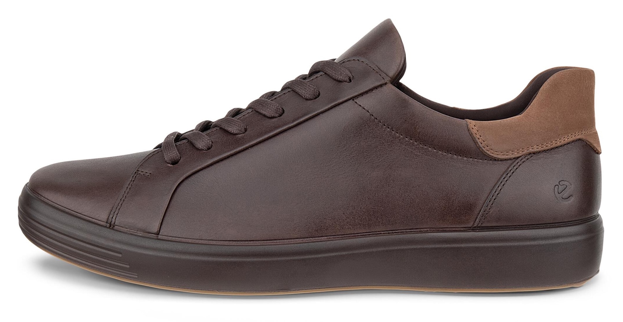 Ecco Sneaker »ECCO Soft 7 M«, Freizeitschuh, Halbschuh, Schnürschuh mit heller Laufsohle