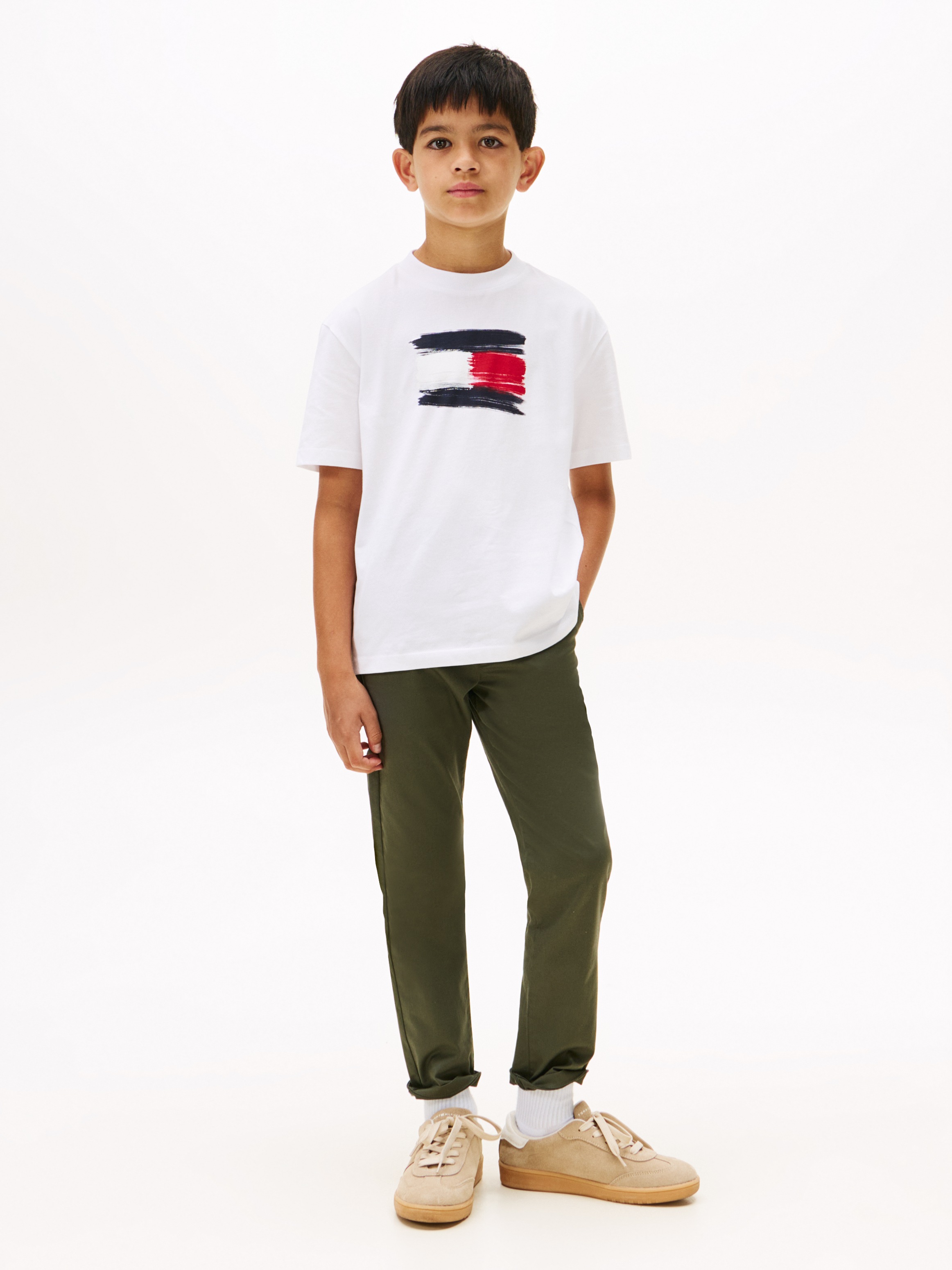 Thumbnail - Tommy Hilfiger T-Shirt "FLAG ARCHIVE TEE SS" Kinder bis 16 Jahre