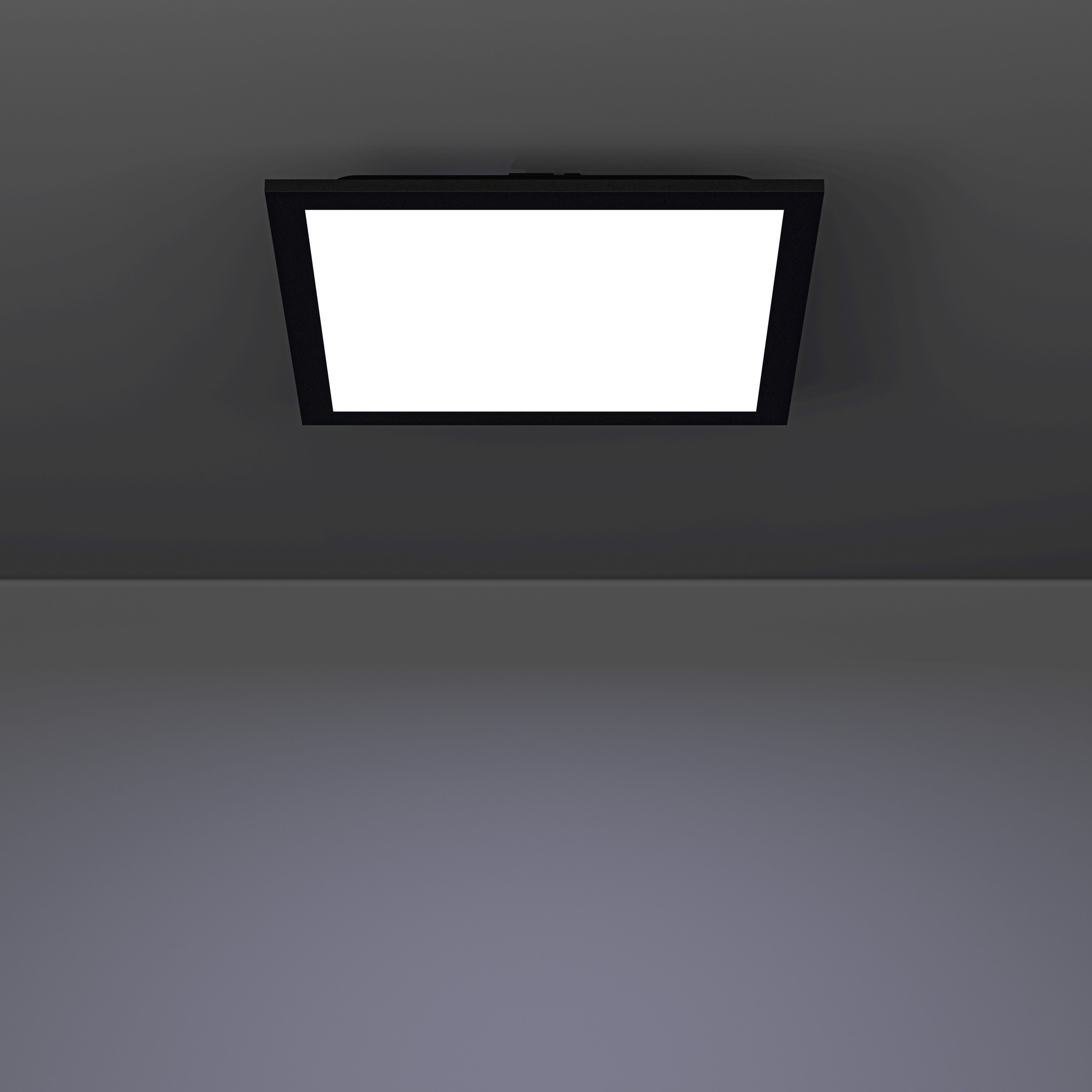 EGLO LED Deckenleuchte »MORADILLO-Z Deckenlampe - Stahl - LED - 14W - IP20« LED-Modul 1 Stk. Kaltweiß | Neutralweiß | RGB | Warmweiß Wohzimmerlampe, Esszimmerlampe, Schlafzimmer, L29,5 x B29,5 x H6,1 cm