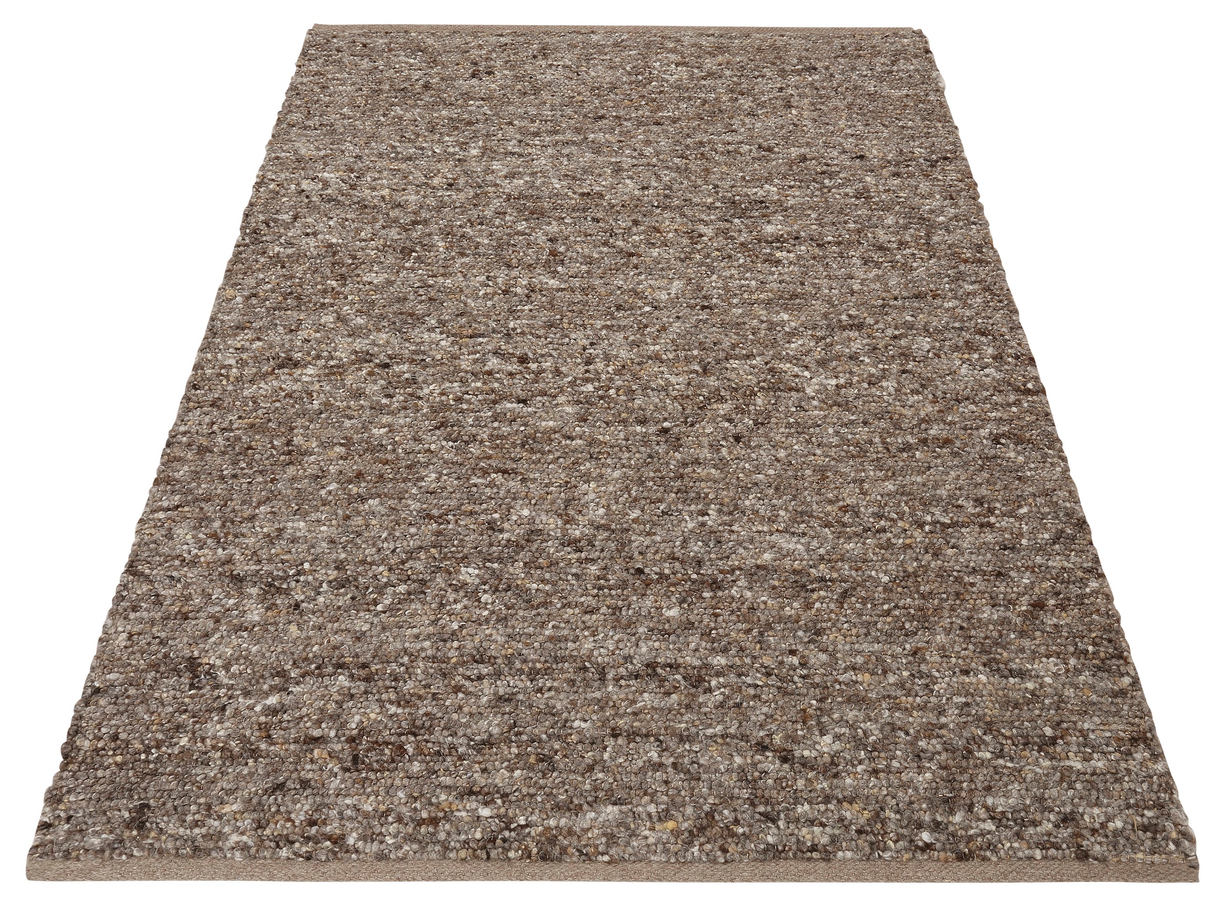 my home Wollteppich "David" rechteckig 16 mm Höhe reine Wolle, handgewebt, günstig online kaufen