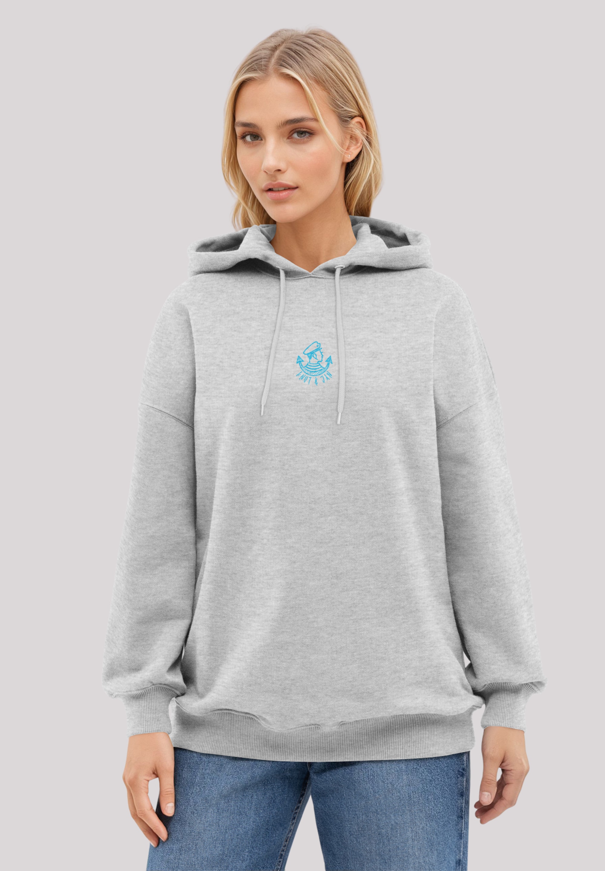 F4NT4STIC Kapuzenpullover »Knut und Jan Scribble Logo«, Osteee Kollektion, Urlaub, Ahoi Moin