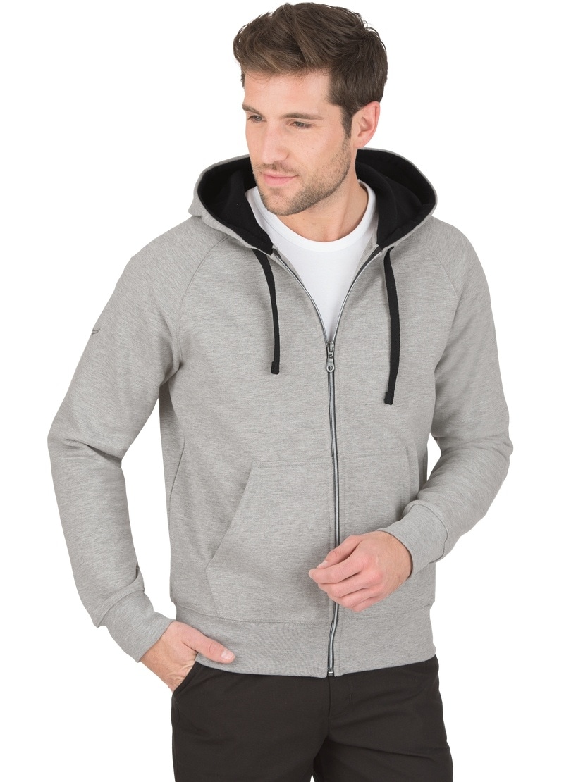 Trigema Sweatjacke "TRIGEMA Sweatjacke mit Kapuze"