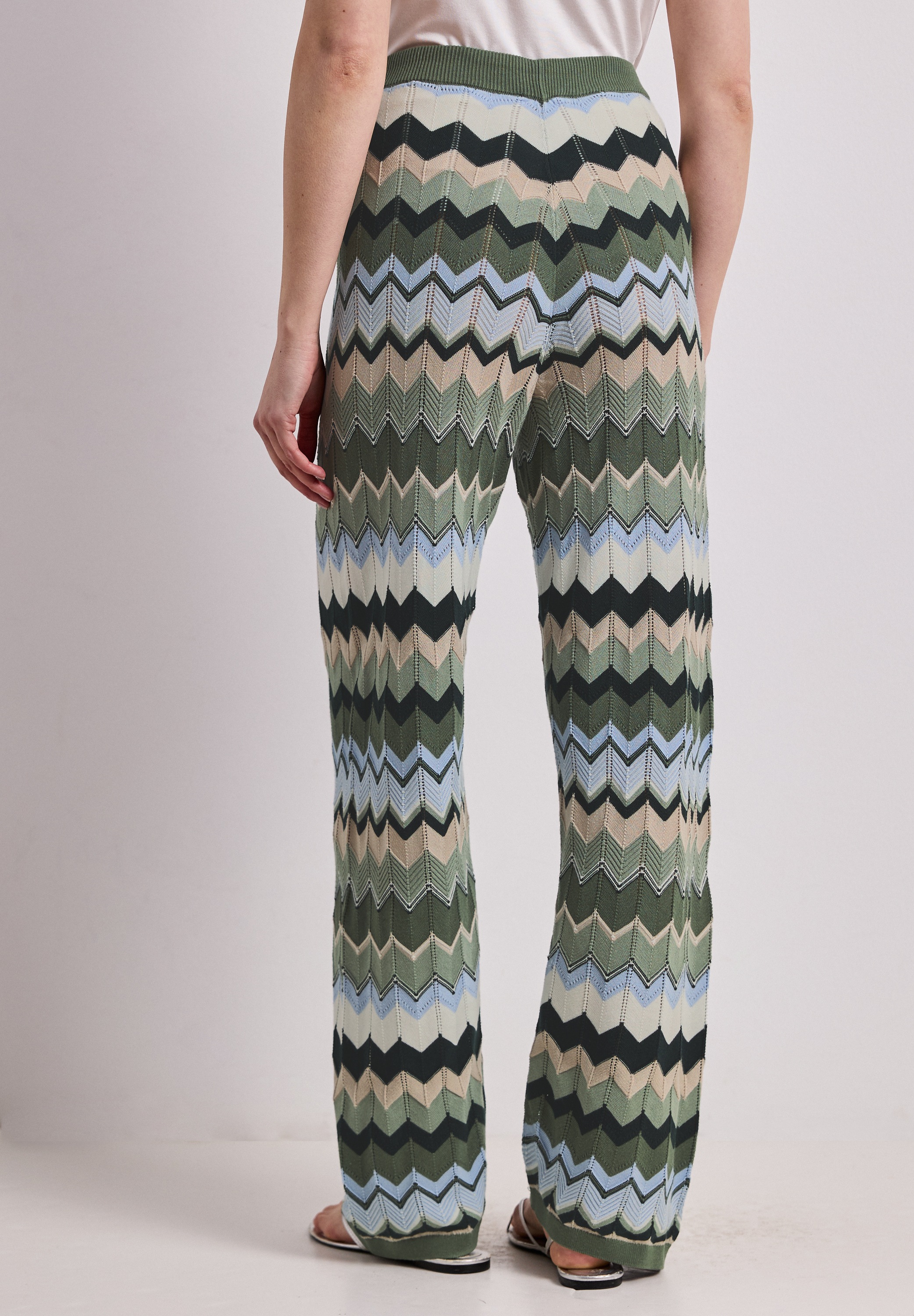 STREET ONE Dehnbund-Hose  High Waist