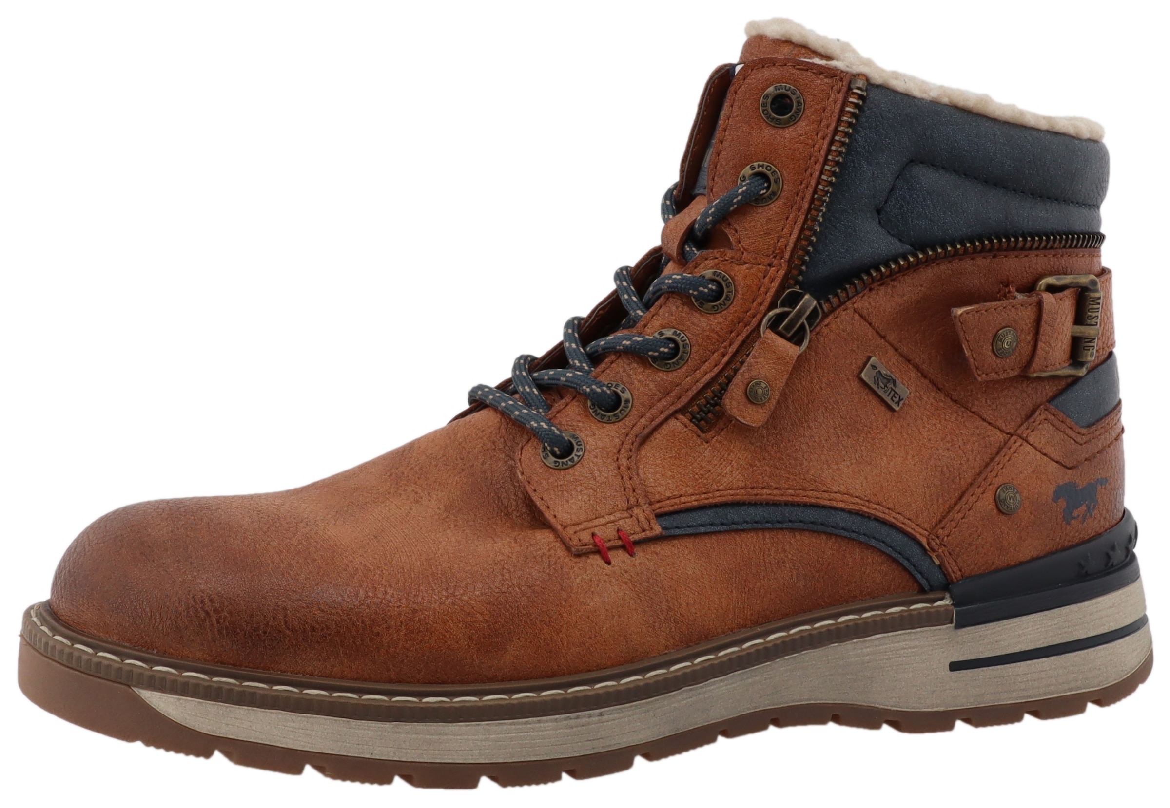 Mustang Shoes Winterboots "Maril" Workerboots, Schnürboots mit TEX-Ausstatt günstig online kaufen