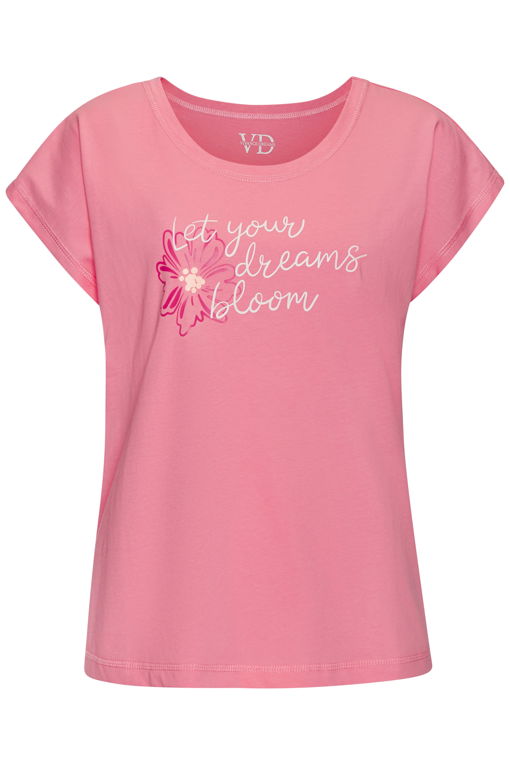 Vivance Dreams Pyjamaoberteil su gražus Frontprint