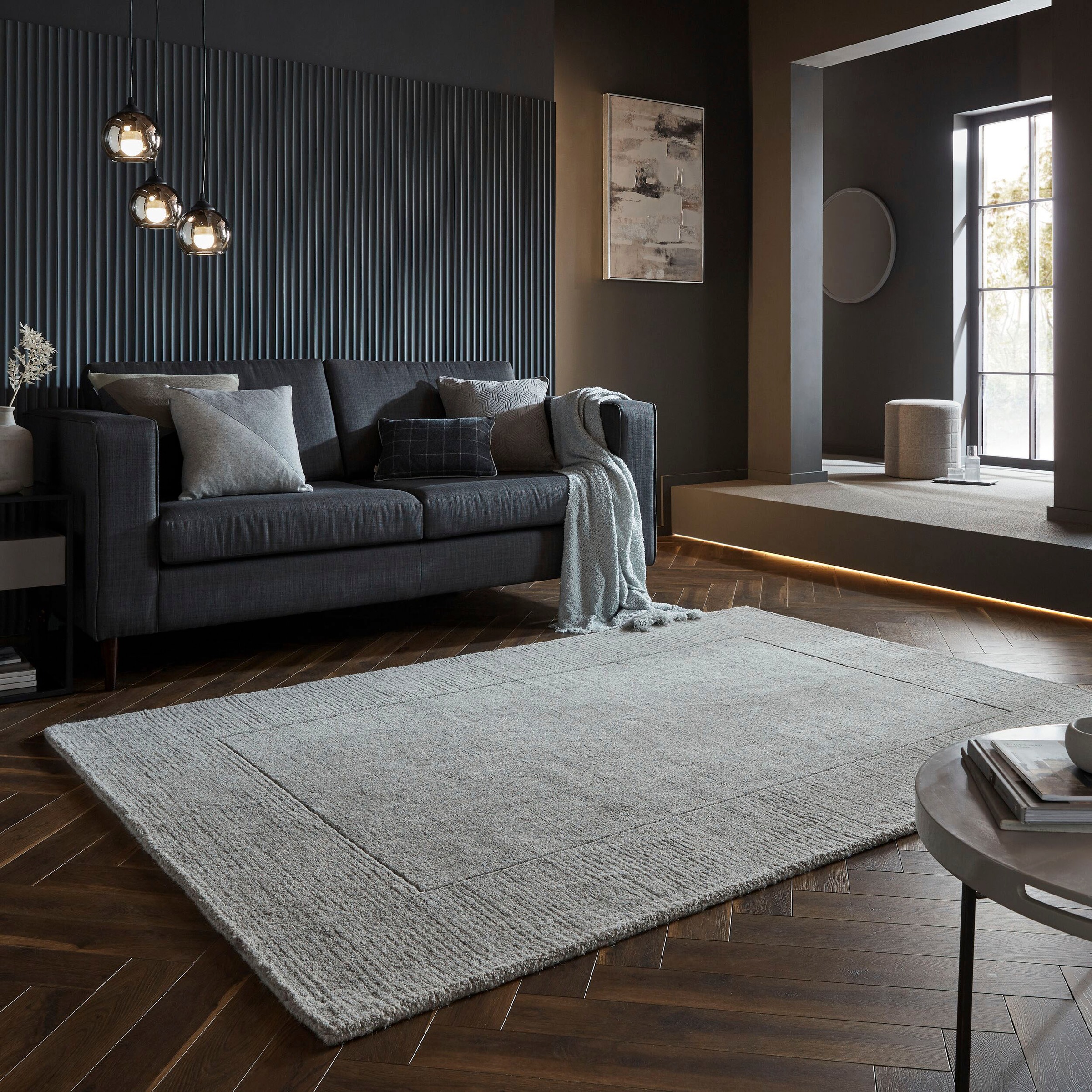 FLAIR RUGS Wollteppich »Tuscany«, rechteckig, 8 mm Höhe