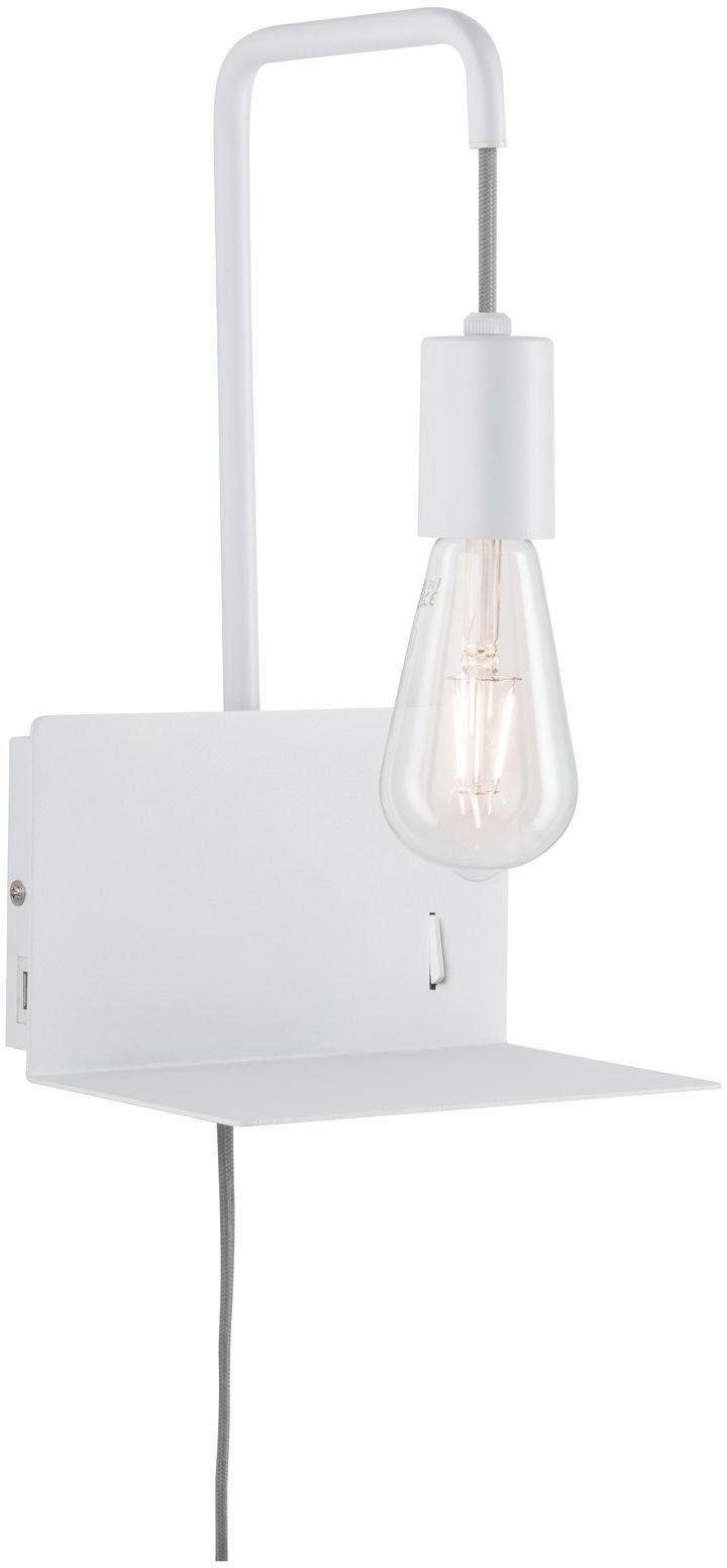 Paulmann LED Wandleuchte »Calvani«, 1 flammig, Leuchtmittel E27 | ohne Leuchtmittel, E27, mit Ablage