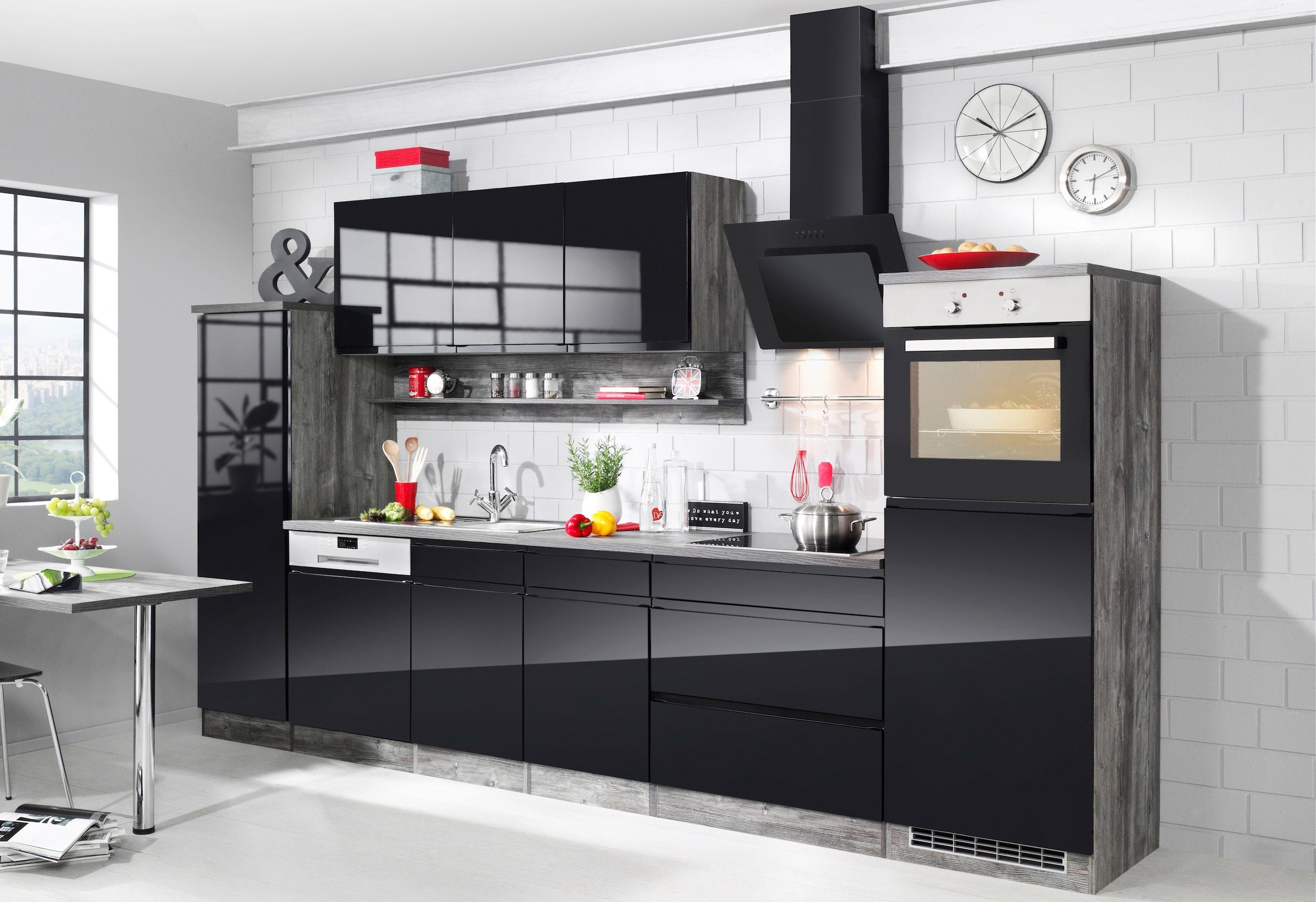 HELD MÖBEL Spülenschrank »Virginia«, 110 cm breit, inklusive Einbauspüle