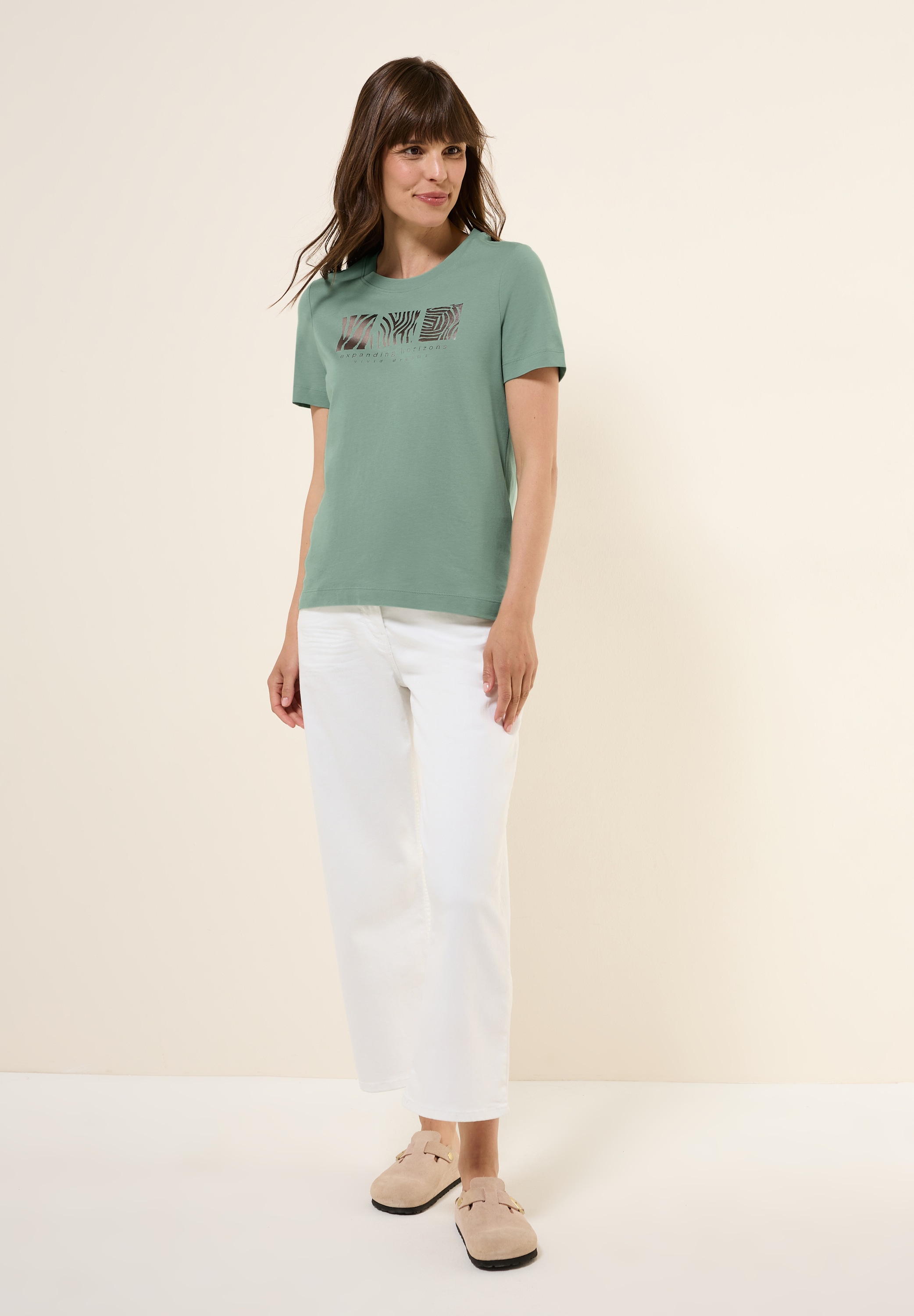Cecil T-Shirt, aus reiner Baumwolle