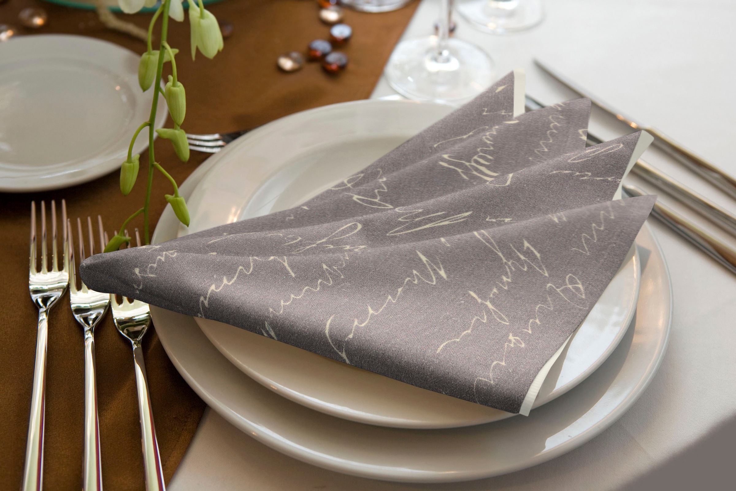 Adam Stoffserviette "Scribble" aus Bio-Baumwolle,Made in Germany günstig online kaufen