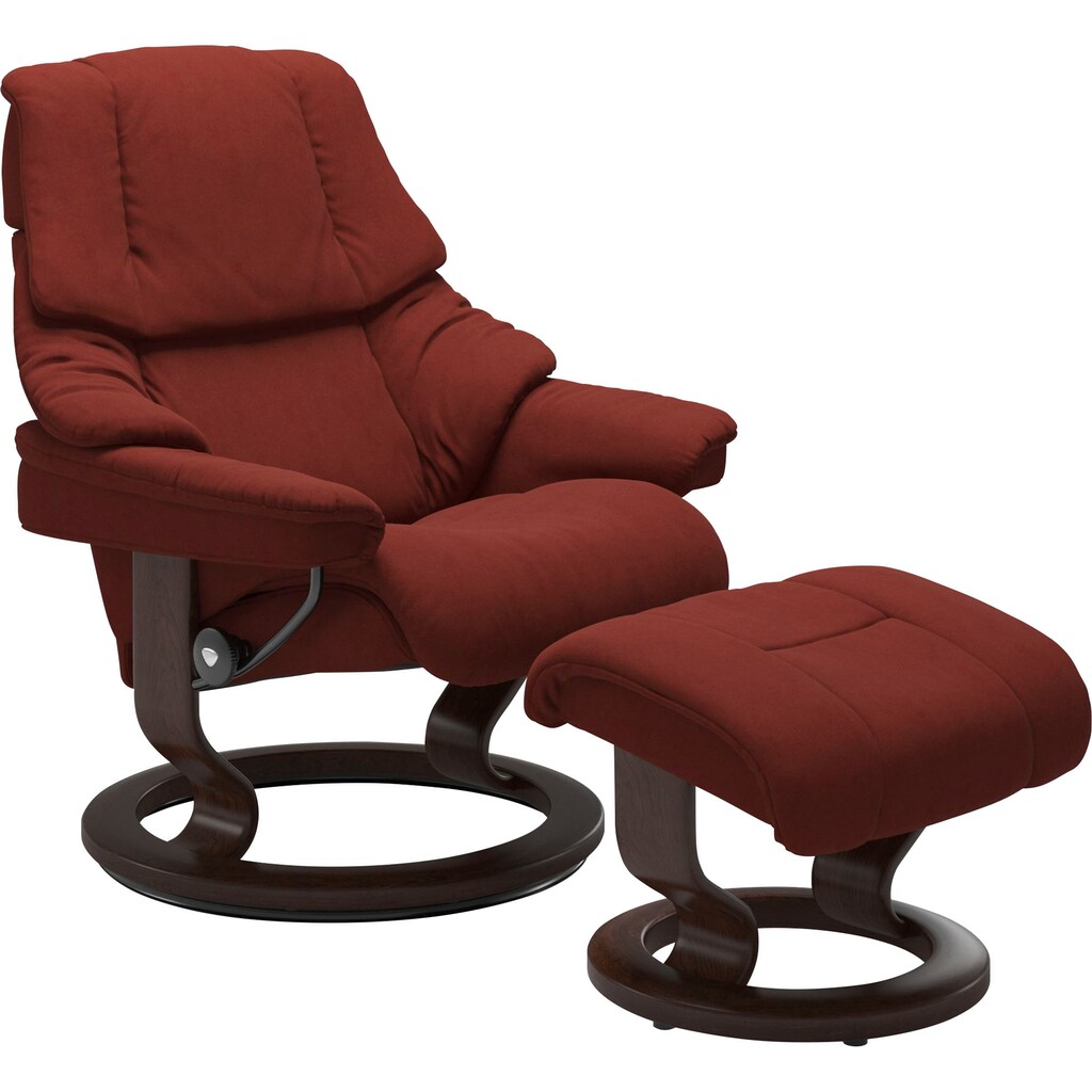 Stressless® Relaxsessel »Reno«, (Set, Relaxsessel mit Hocker)