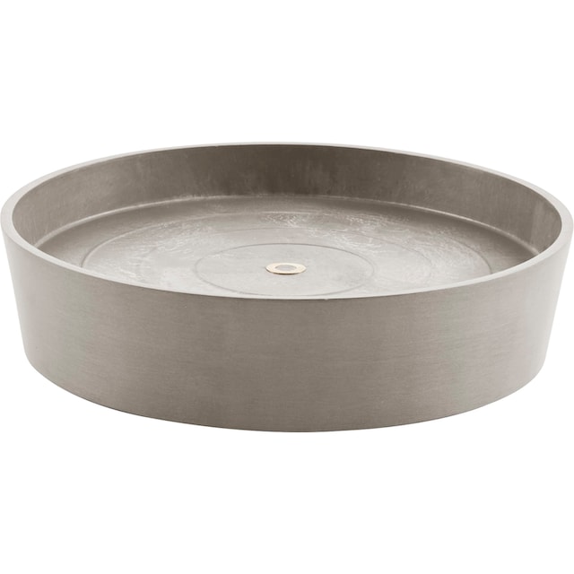 günstig ECOPOTS BAUR BxTxH: »SAUCER Blumentopfuntersetzer cm Taupe«, 34,1x34,1x9 | WHEELS