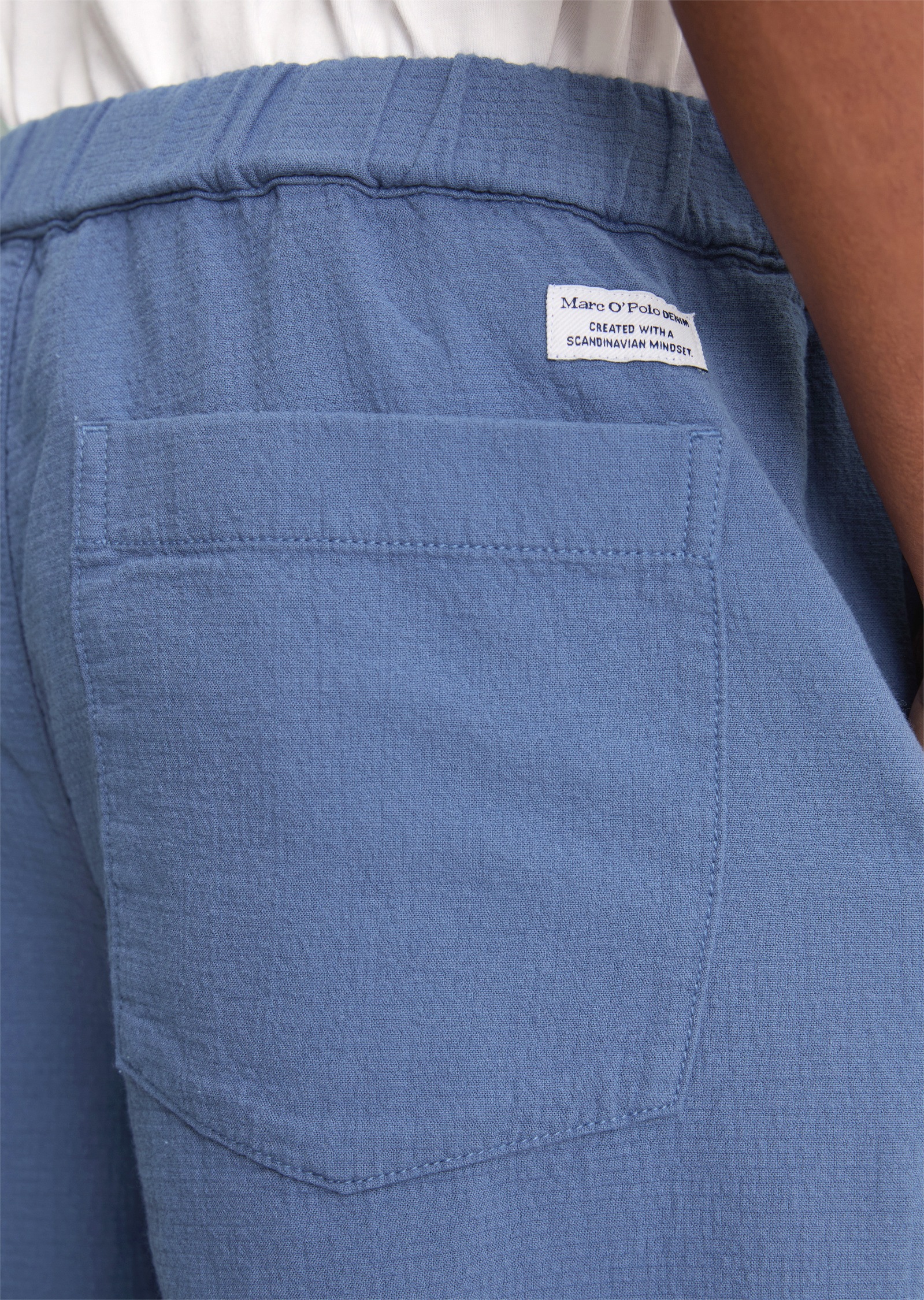 Marc O'Polo DENIM Shorts »fein strukturiert aus Bio-Baumwolle«