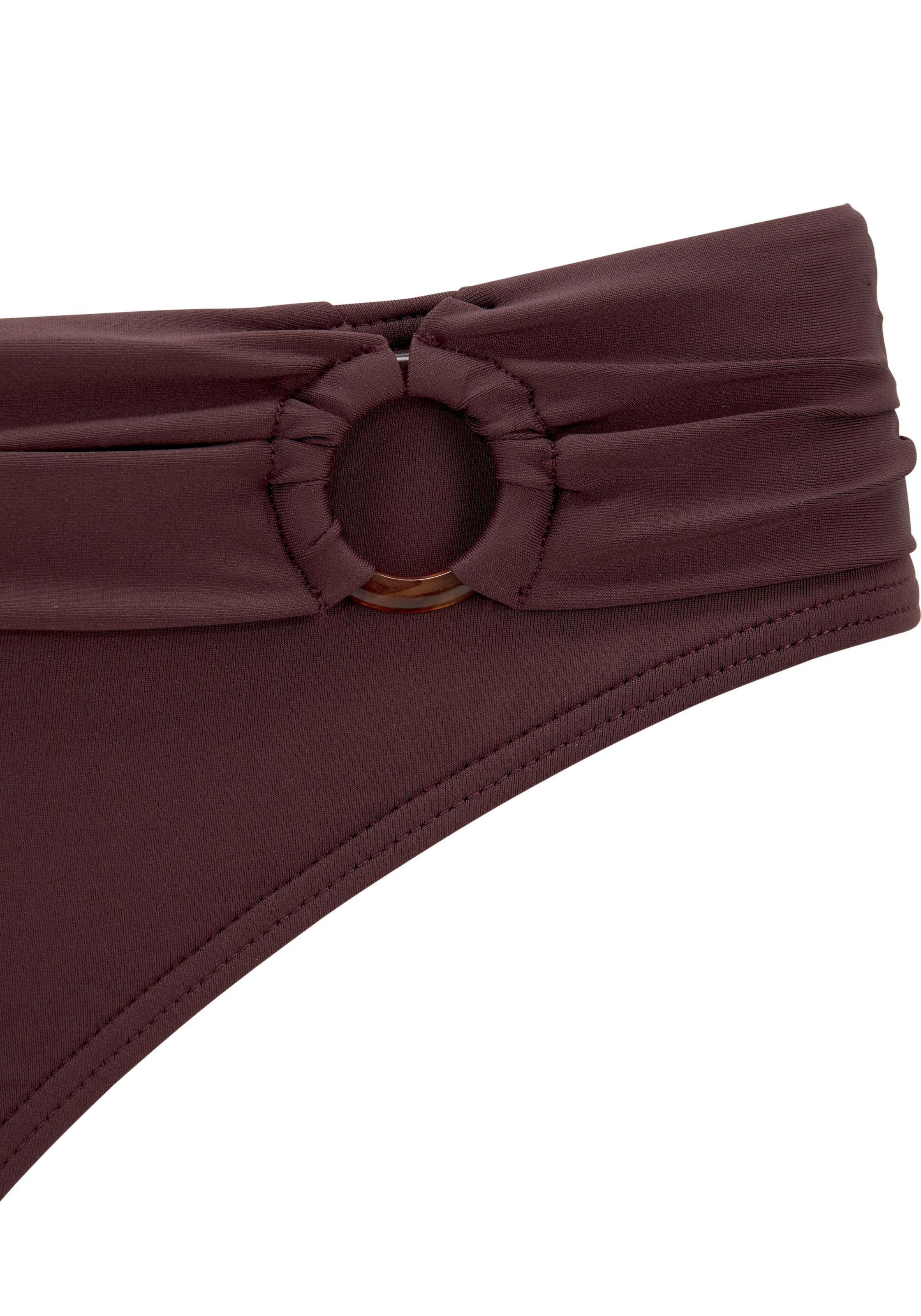 s.Oliver Bikini-Hose »Rome«, mit Umschlagbund