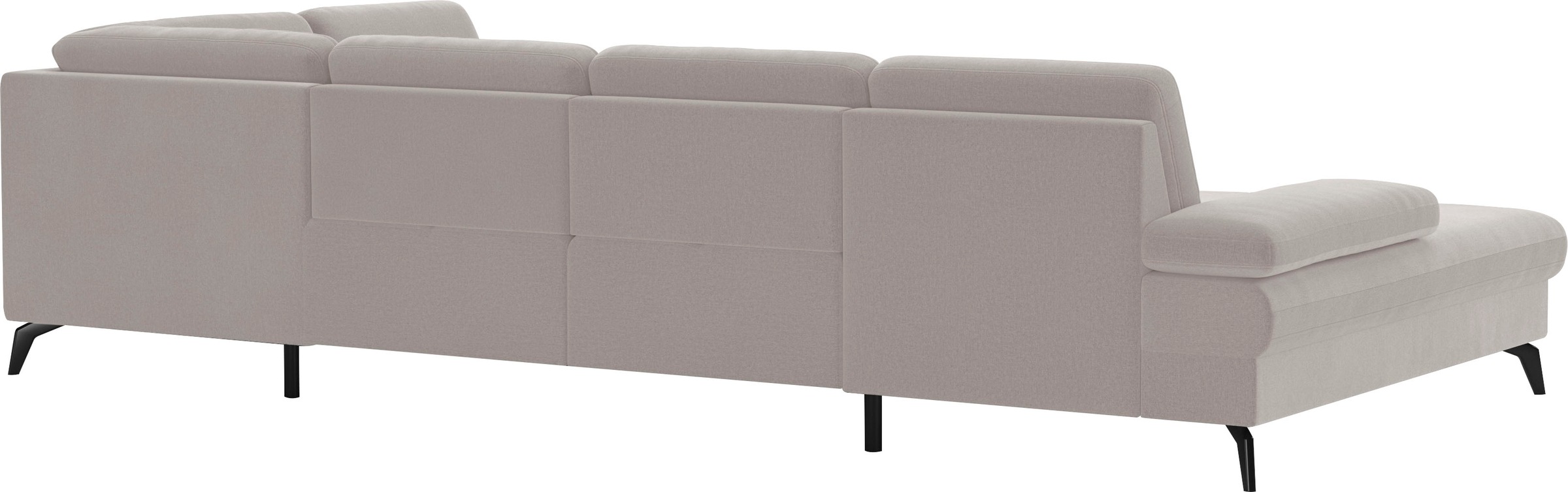 sit&more Wohnlandschaft »Morris U-Form, inkl. Sitztiefenverstellung«, wahlweise mit Armteilverstellung, Bettfunktion & Bettkasten
