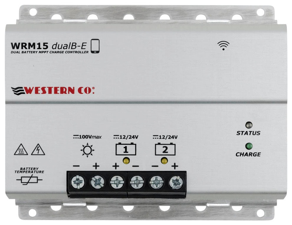 Western Solarladeregler "MPPT Western WRM15 dualB-E", Leistung maximal in Watt: 250 / 500