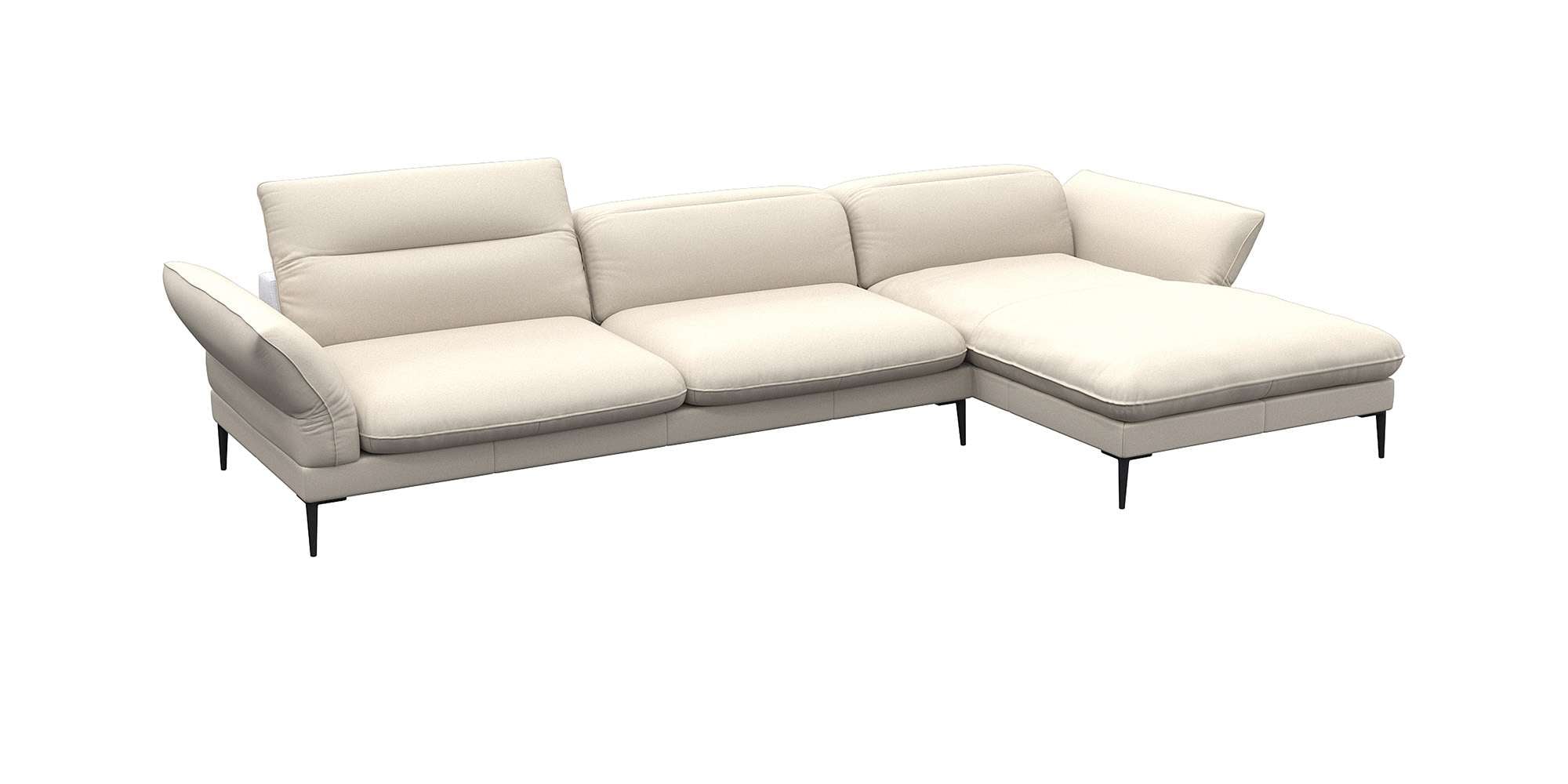 Ecksofa »Salino, Funktionssofa mit Recamiere, Relaxsofa, L-Form«, mit Arm- und...