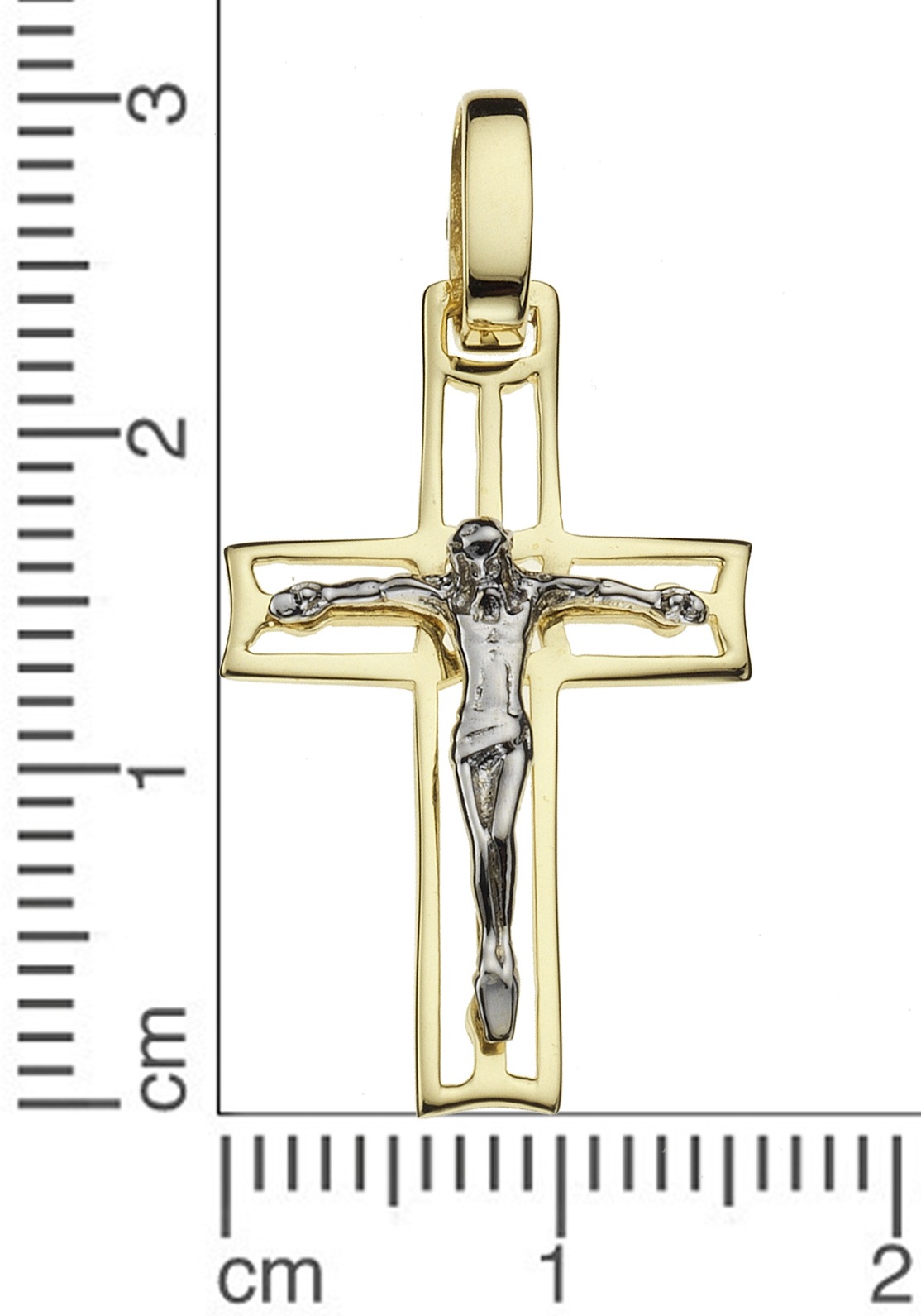 Firetti Kreuzanhänger »Schmuck Geschenk Gold 333 Halsschmuck Anhänger für Halskette Kreuz«