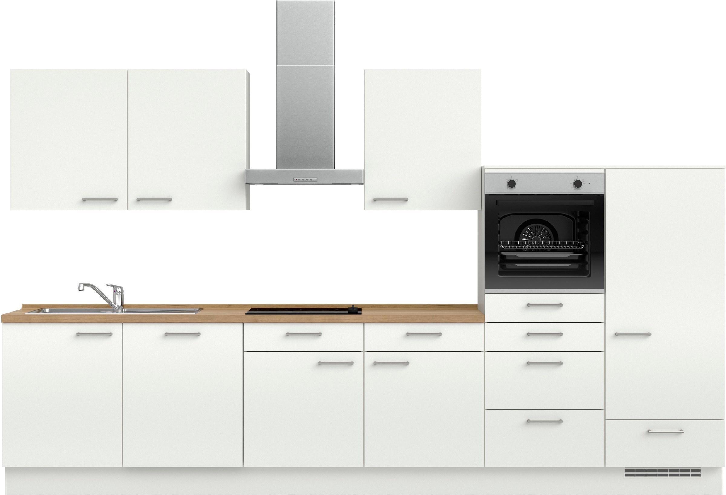 nobilia Küchenzeile ""Laser I", Ausrichtung wählbar, Breite 360 cm" vormont günstig online kaufen