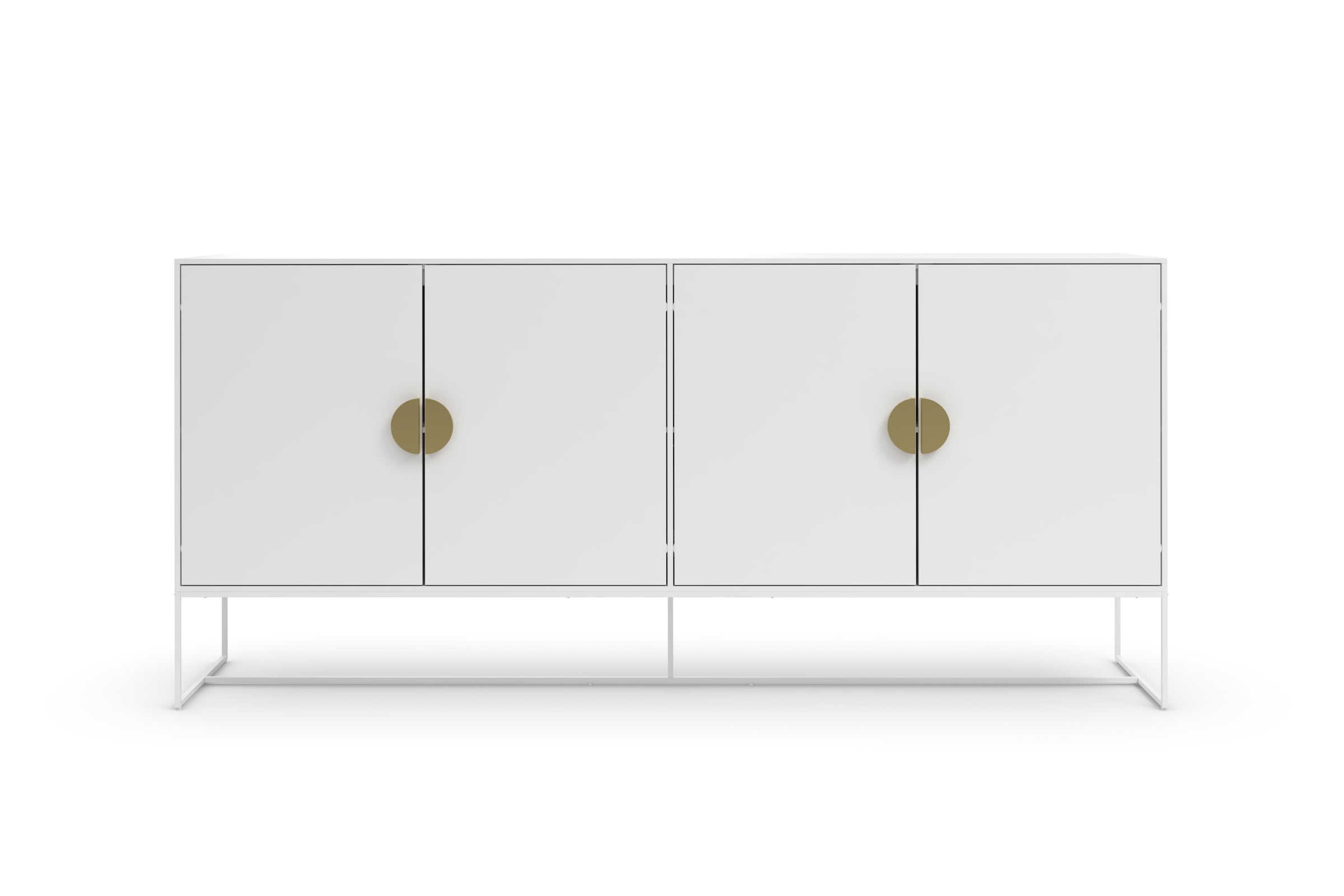 Places of Style Sideboard »Abito«, Kommode mit Drehtüren, 2 Einlegeböden, Breite 180 cm