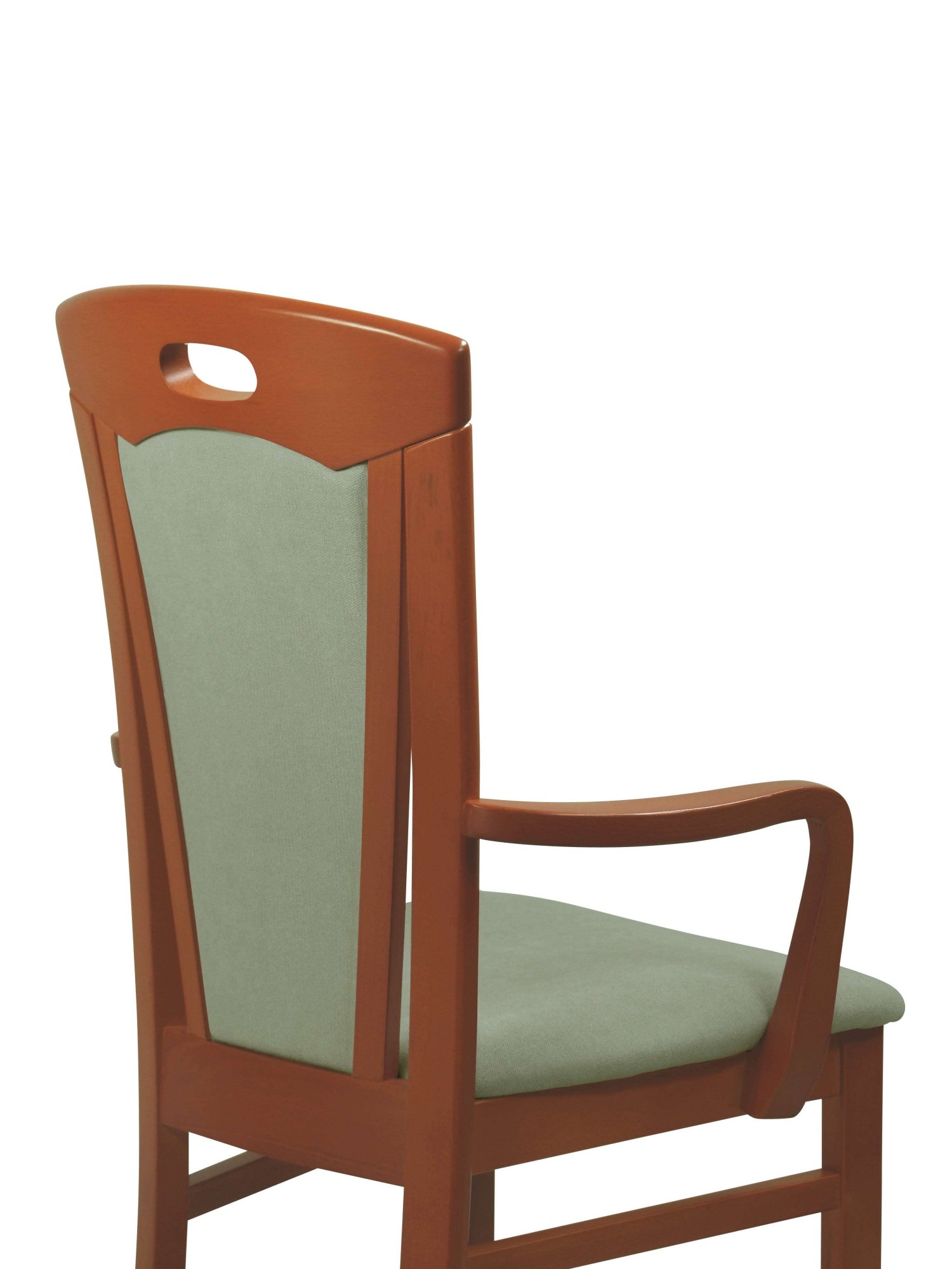 Home affaire Esszimmerstuhl »FERDI, Armlehnstuhl, Made in Italy, Massivholz«, 1 St., Feinstruktur, Bezug Feinstruktur (wasser-und fleckabweisend) oder Struktur