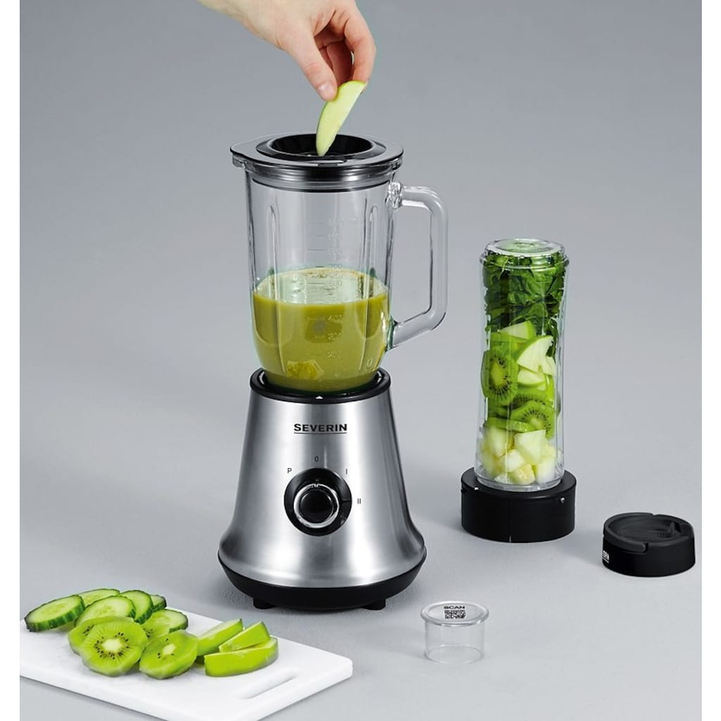 Severin Standmixer »Mix & Go SM 3737«, 500 W, 1 Liter, inkl. Smoothie-Maker und abnehmbaren Mixbehälter