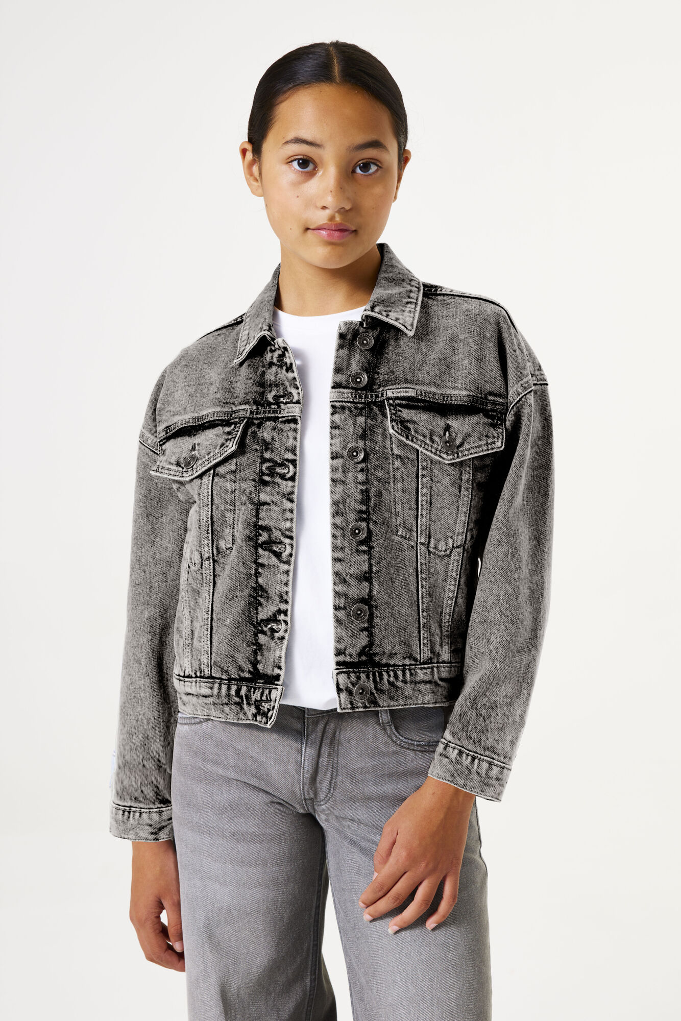 Garcia Veste En Jean Emira Medium Used 12-13 Années Filles