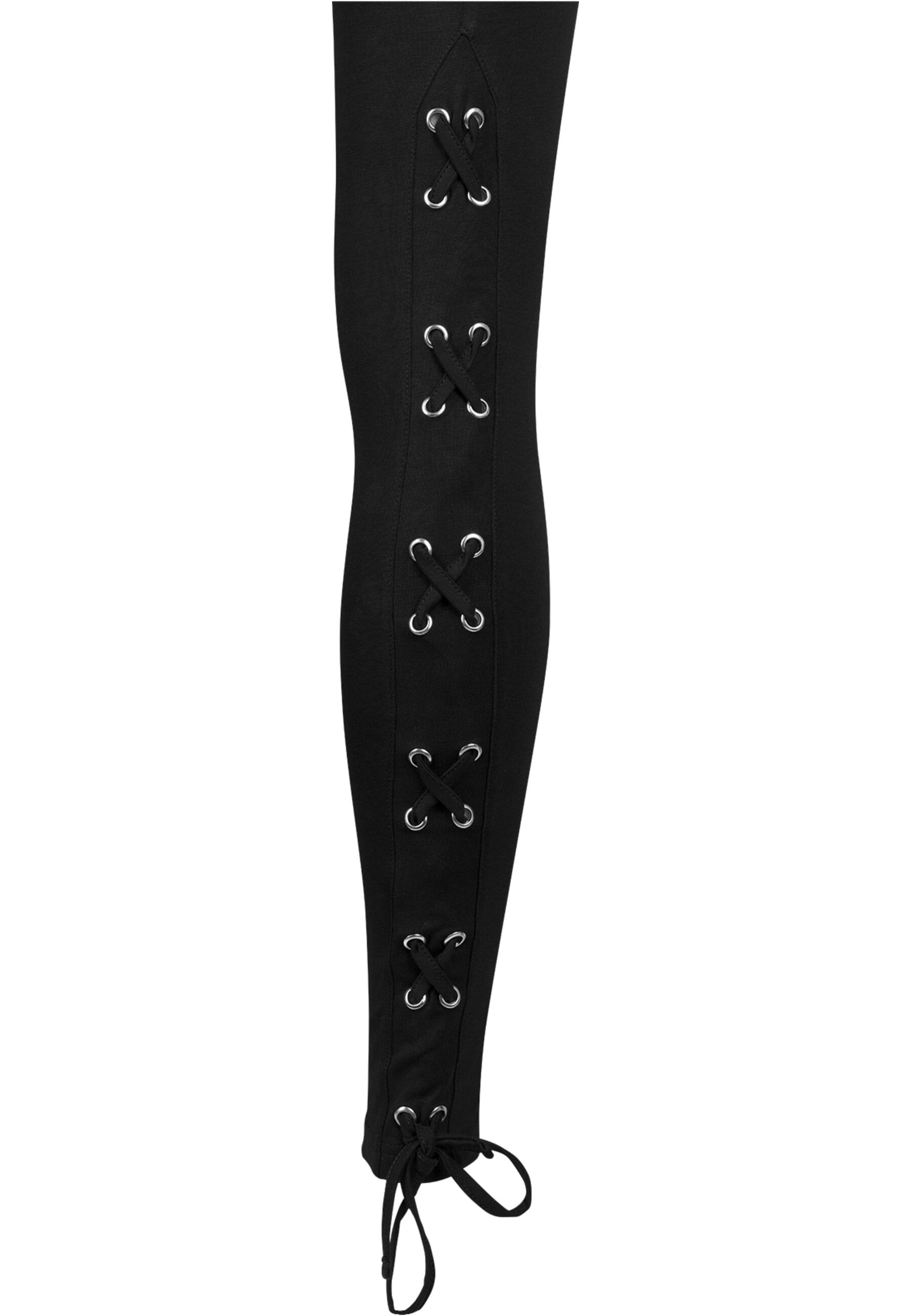 URBAN CLASSICS Leggings »Urban Classics Damen Ladies Laced Up Back Leggings«, (1 tlg.)