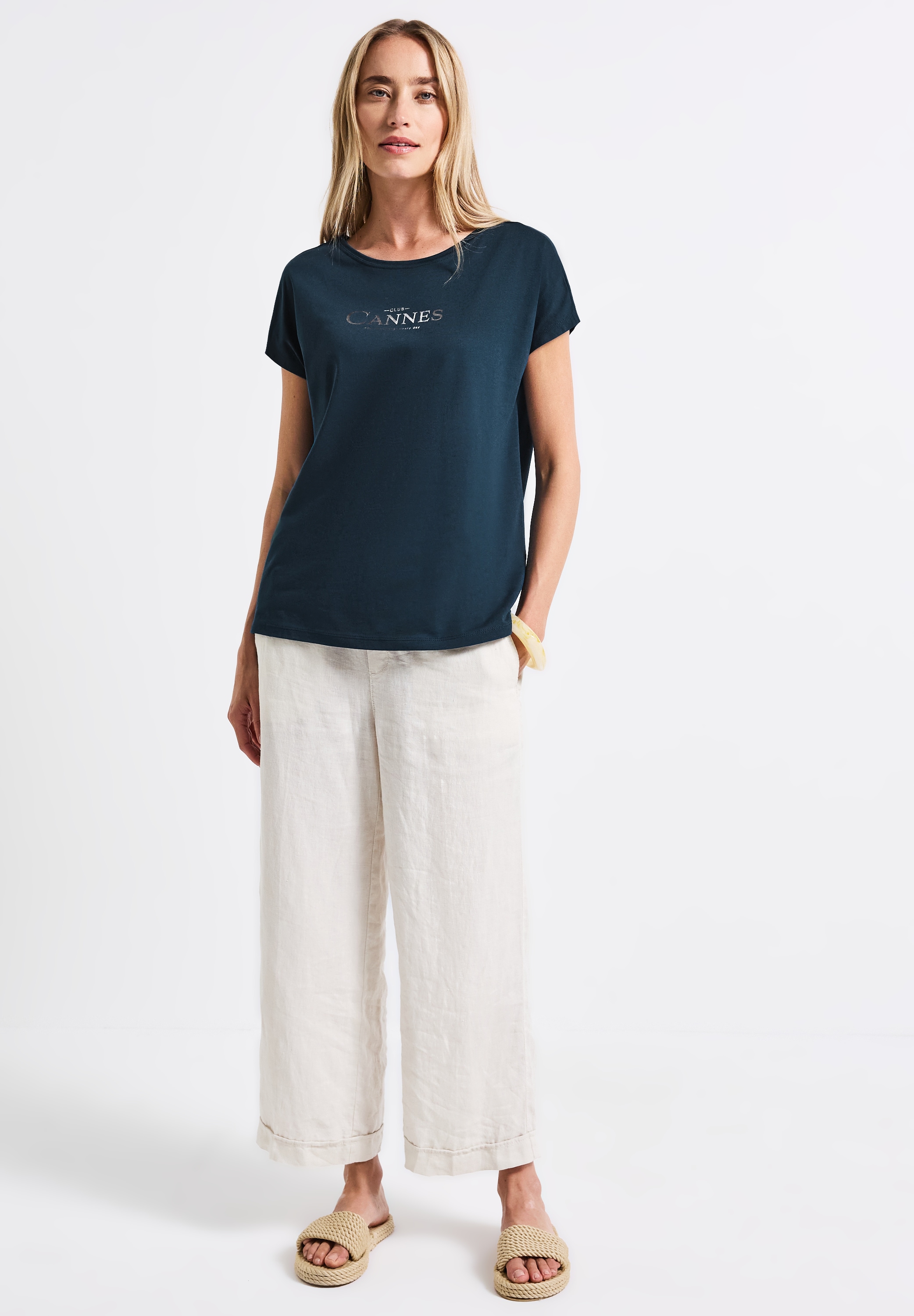 STREET ONE T-Shirt, im soften Baumwoll-Mix