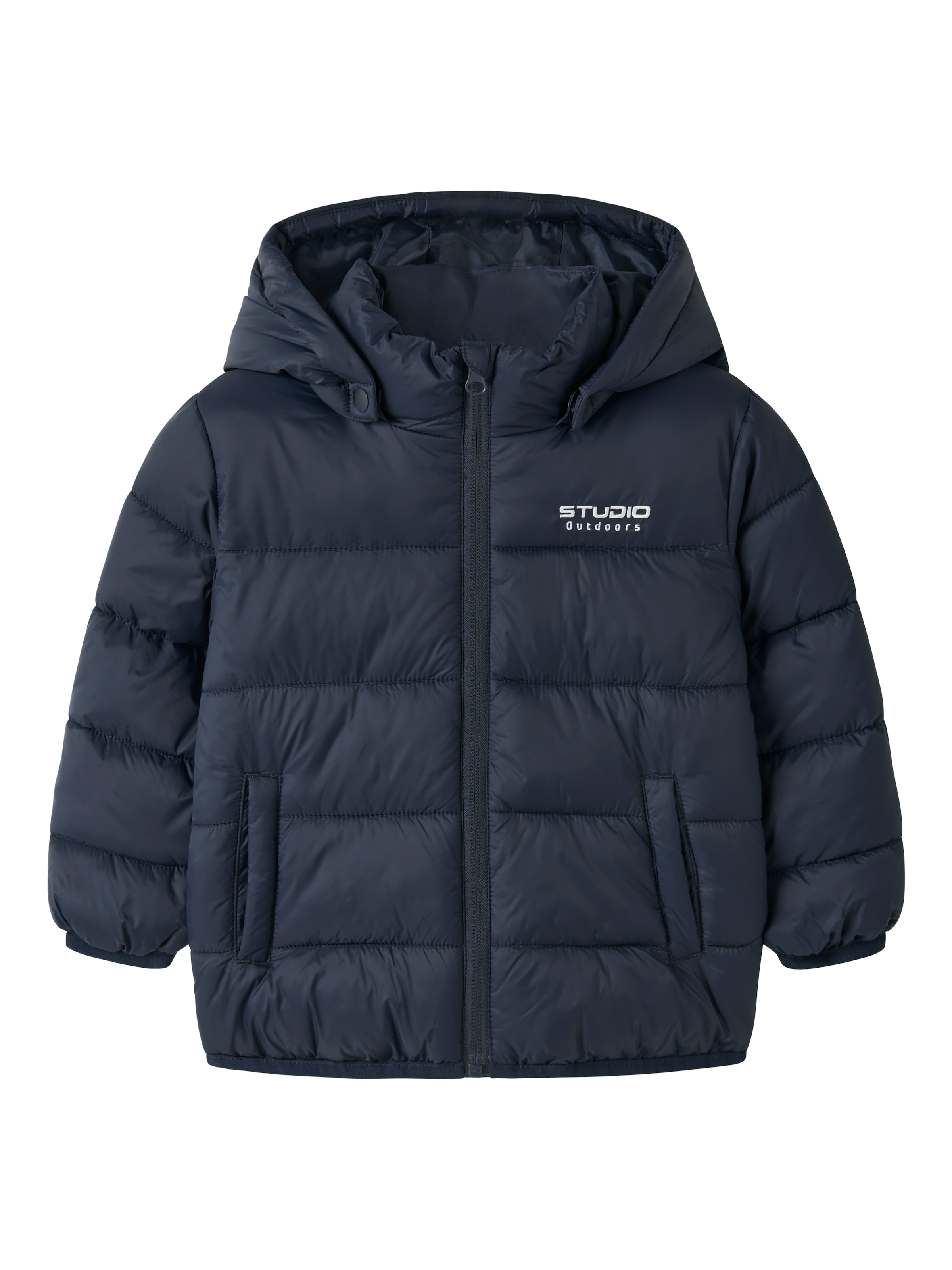Name It Steppjacke "Nmmmarble Jacket PB1" Mit Kapuze Kunstfaser