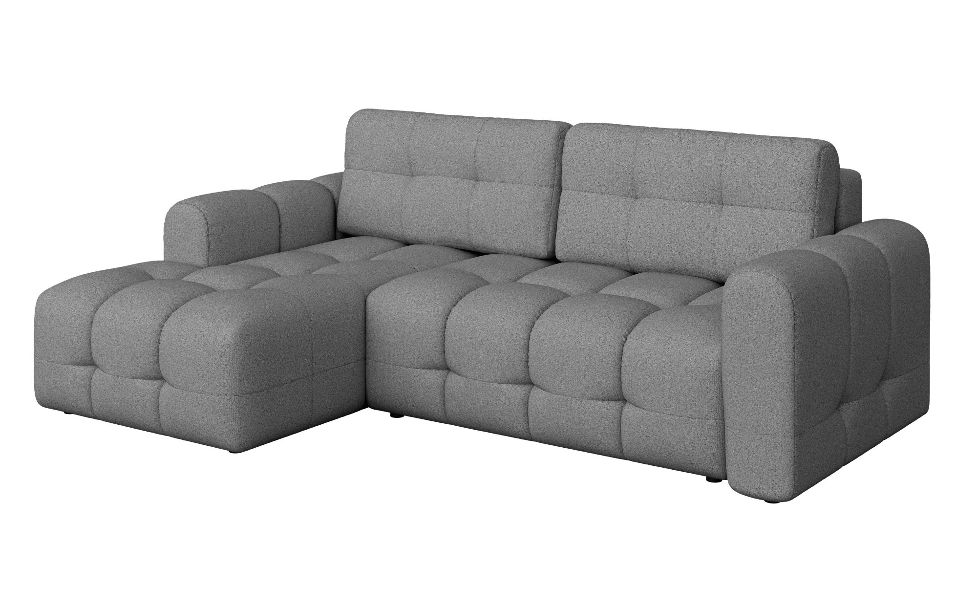 INOSIGN Ecksofa »Manilla, wahlweise mit Bettfunktion, B/T/H 265/170/91 cm«, L-Form mit Recamiere rechts/links bestellbar, Wellenunterfederung