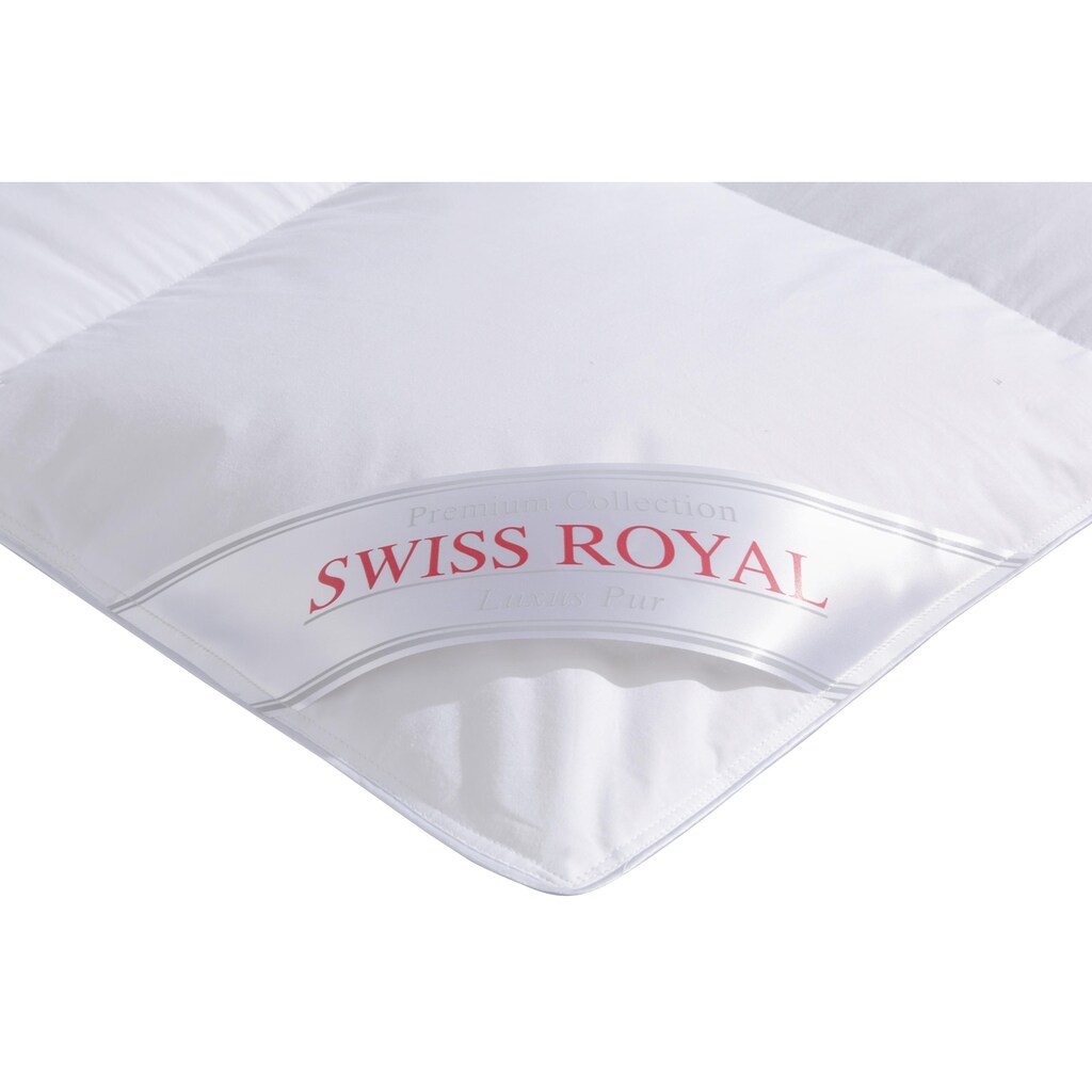 Haeussling Daunenbettdecke + Kopfkissen »Swiss Royal«, (Spar-Set)