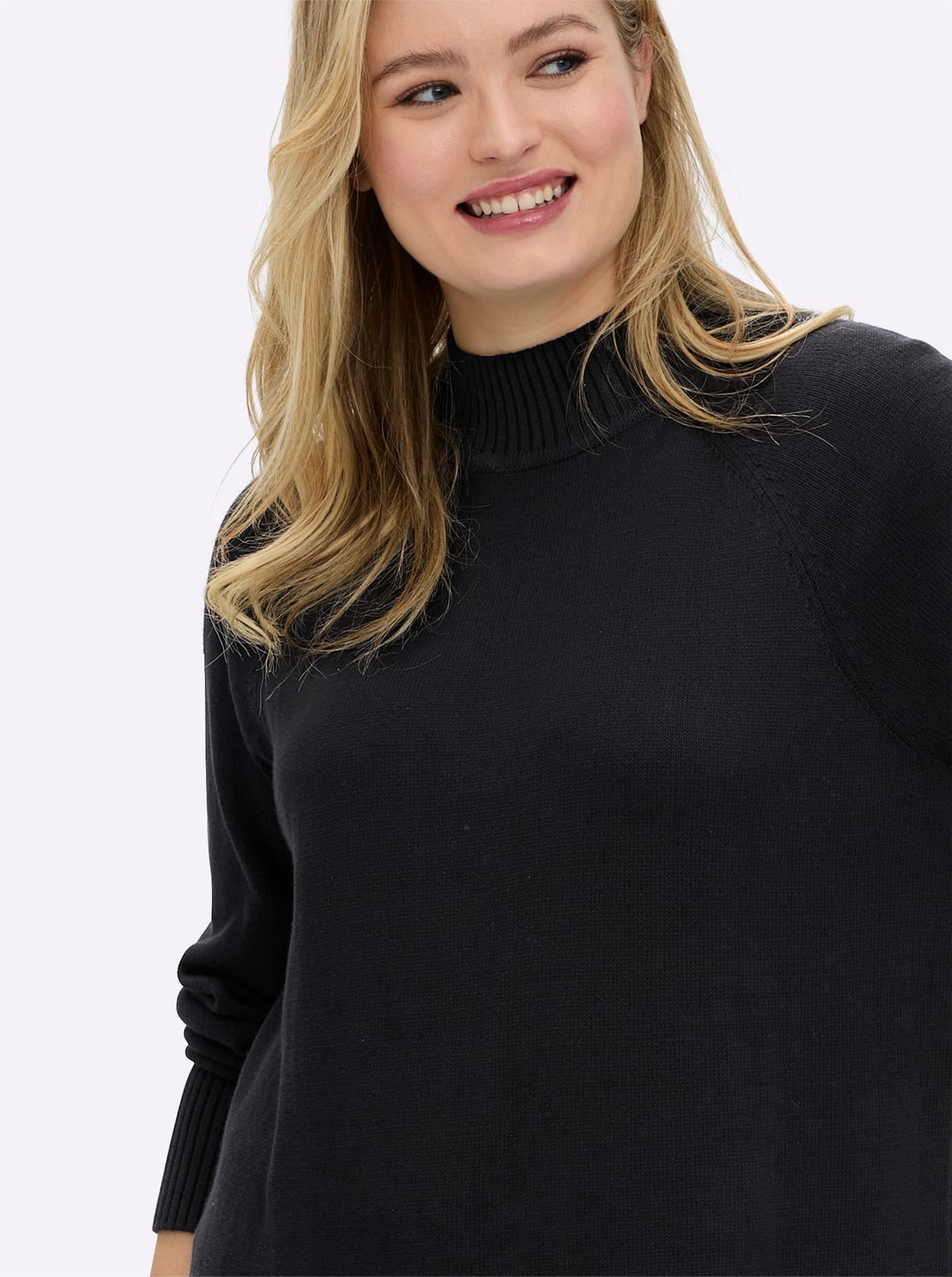Sheego Streifenpullover »Longpullover«
