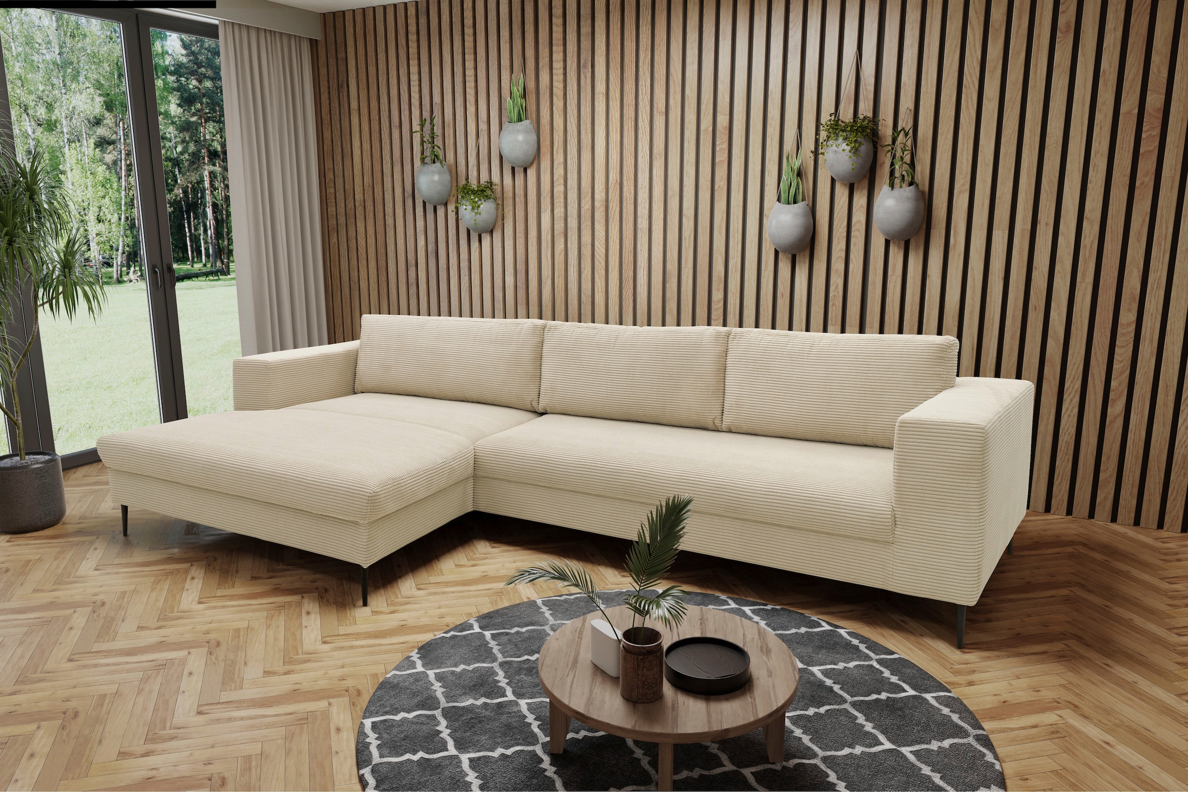 Domo Collection Ecksofa Modica L Form Moderne Optik Mit Gro Z Giger