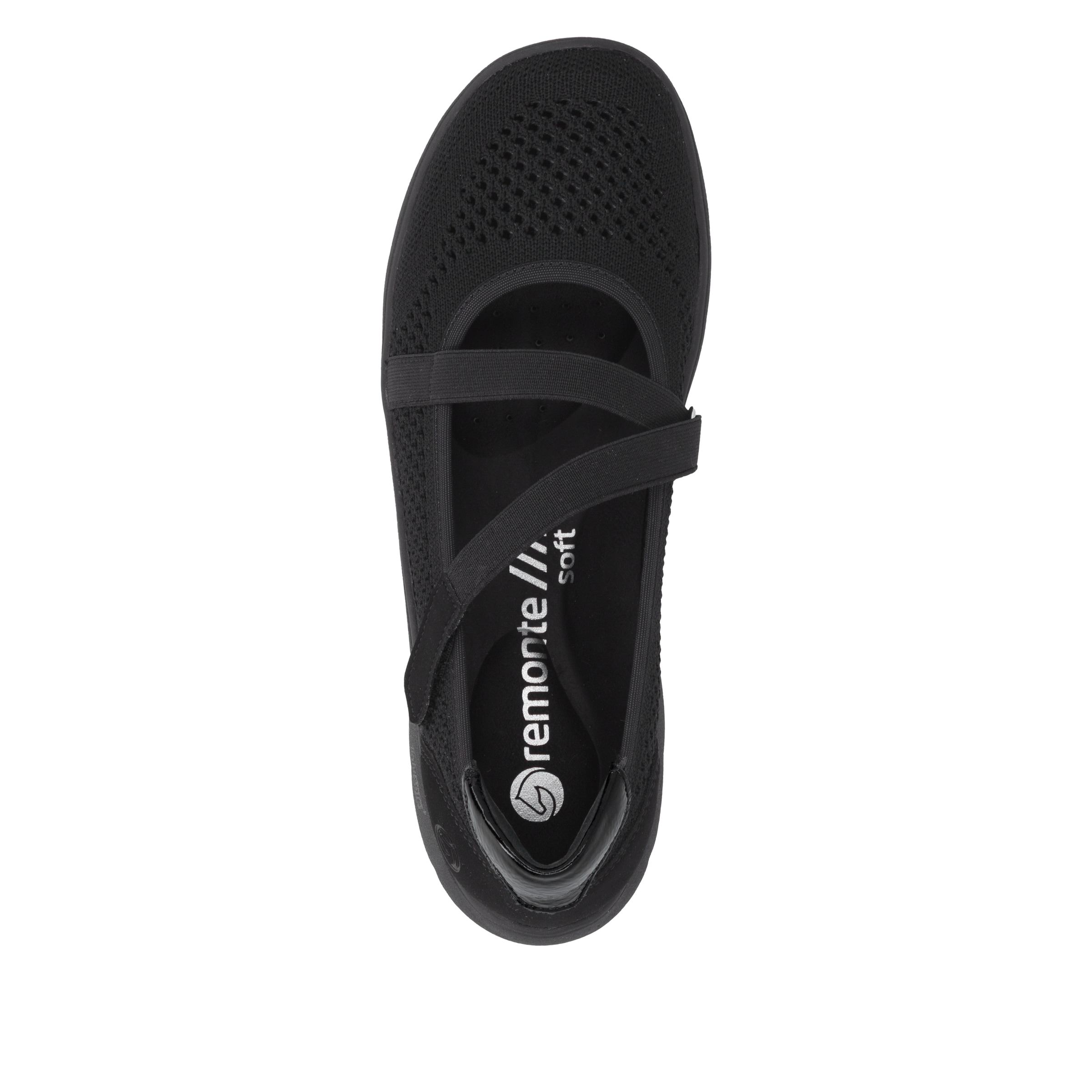 Remonte Riemchenballerina  Klettschuh, Slipper mit Lite´n Soft-Ausstattung