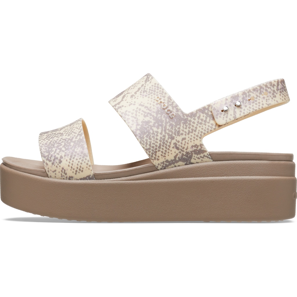 Crocs Keilsandalette »Brooklyn Snake Low Wedge«