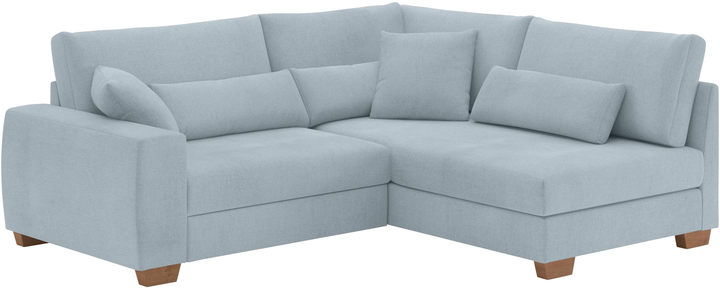 Mr. Couch Ecksofa "Hilla L-Form, bis 140 kg belastbar" mit Taschenfederkern günstig online kaufen