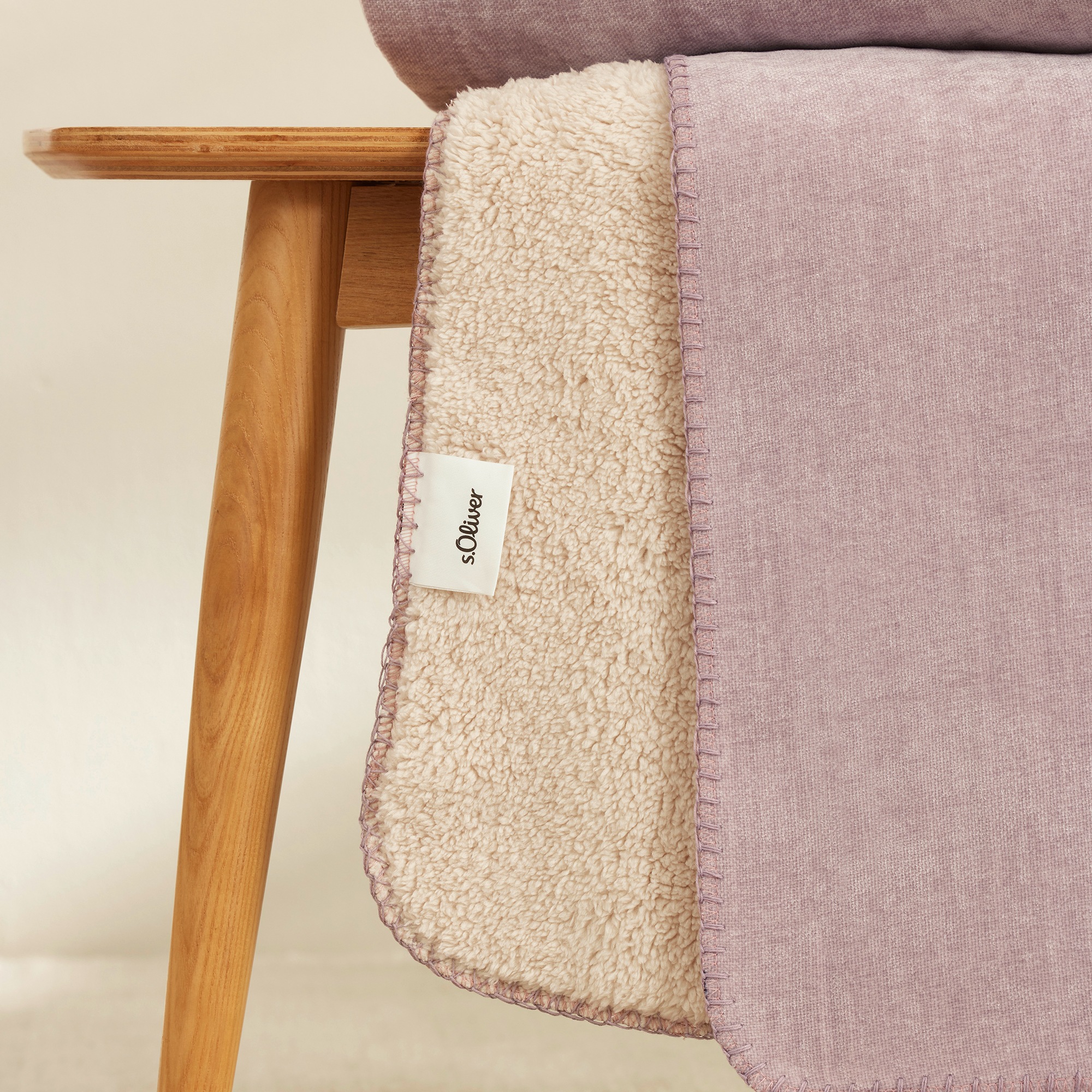 s.Oliver Wohndecke »s.Oliver Lounge Decke«, trendige Doubleface-Optik