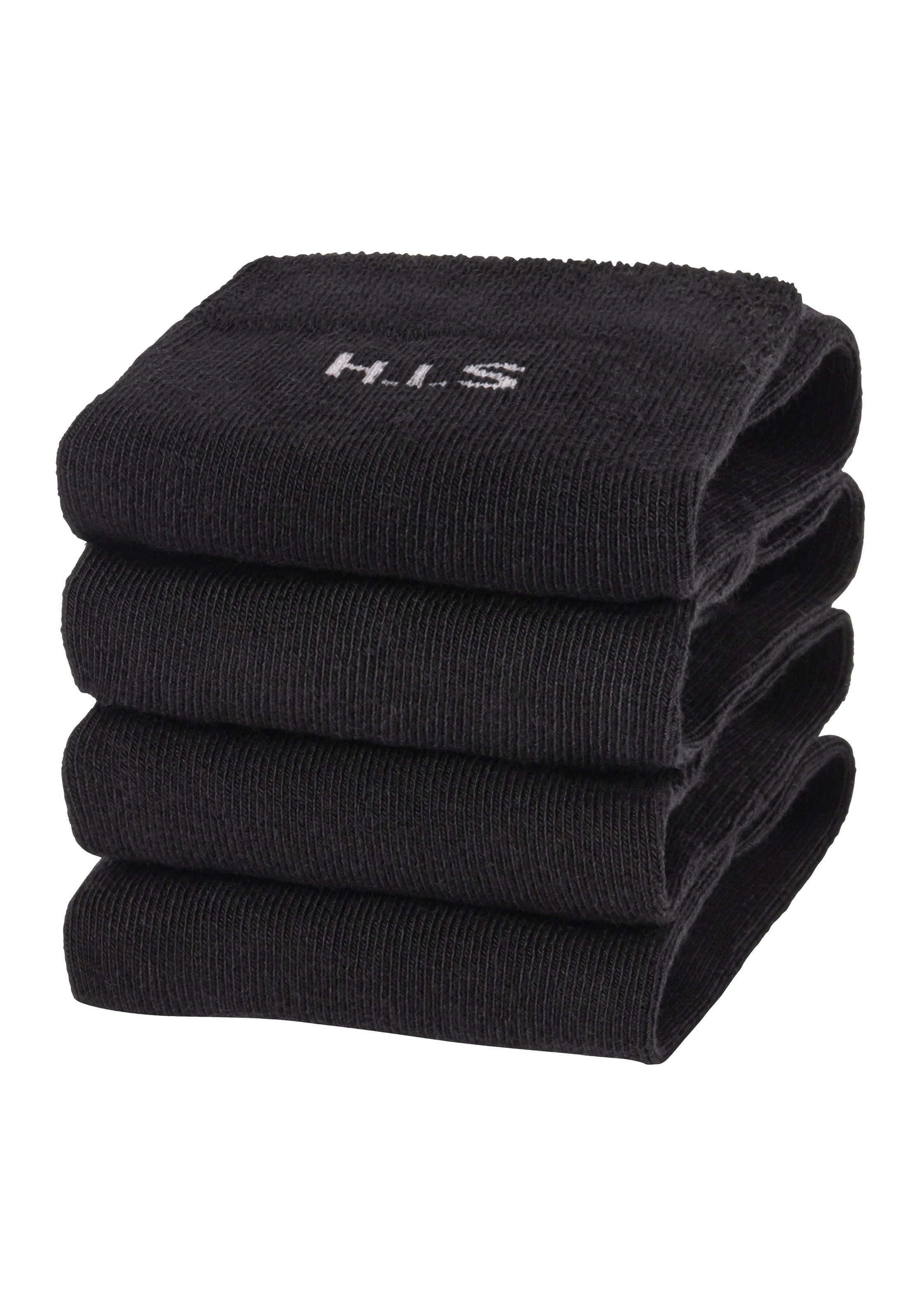 H.I.S Socken, (Packung, 4 Paar), ohne einschneidendes Bündchen