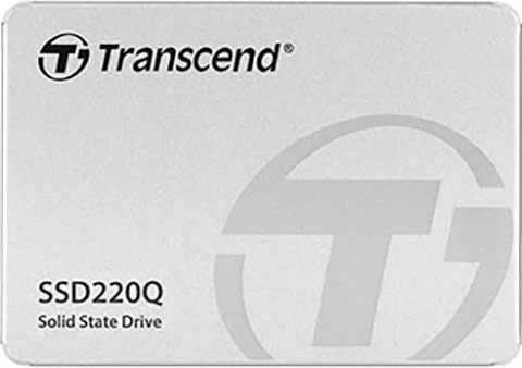 TRANSCEND interne SSD "SSD220Q 2TB", 2 TB, Schreibgeschwindigkeitmaximal 500 MB/s Lesegeschwindigkeitmaximal 550 MB/s, silber, Festplatten
