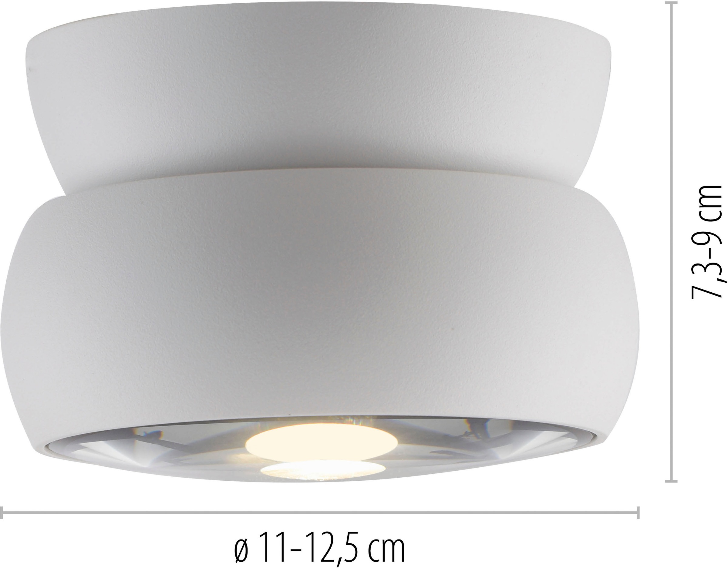 Neuhaus PURE LED Deckenleuchte »PURE Move« LED-Board 1 Stk. Warmweiß Dimmfähig über separaten Dimmer, dreh- &schwenkbar
