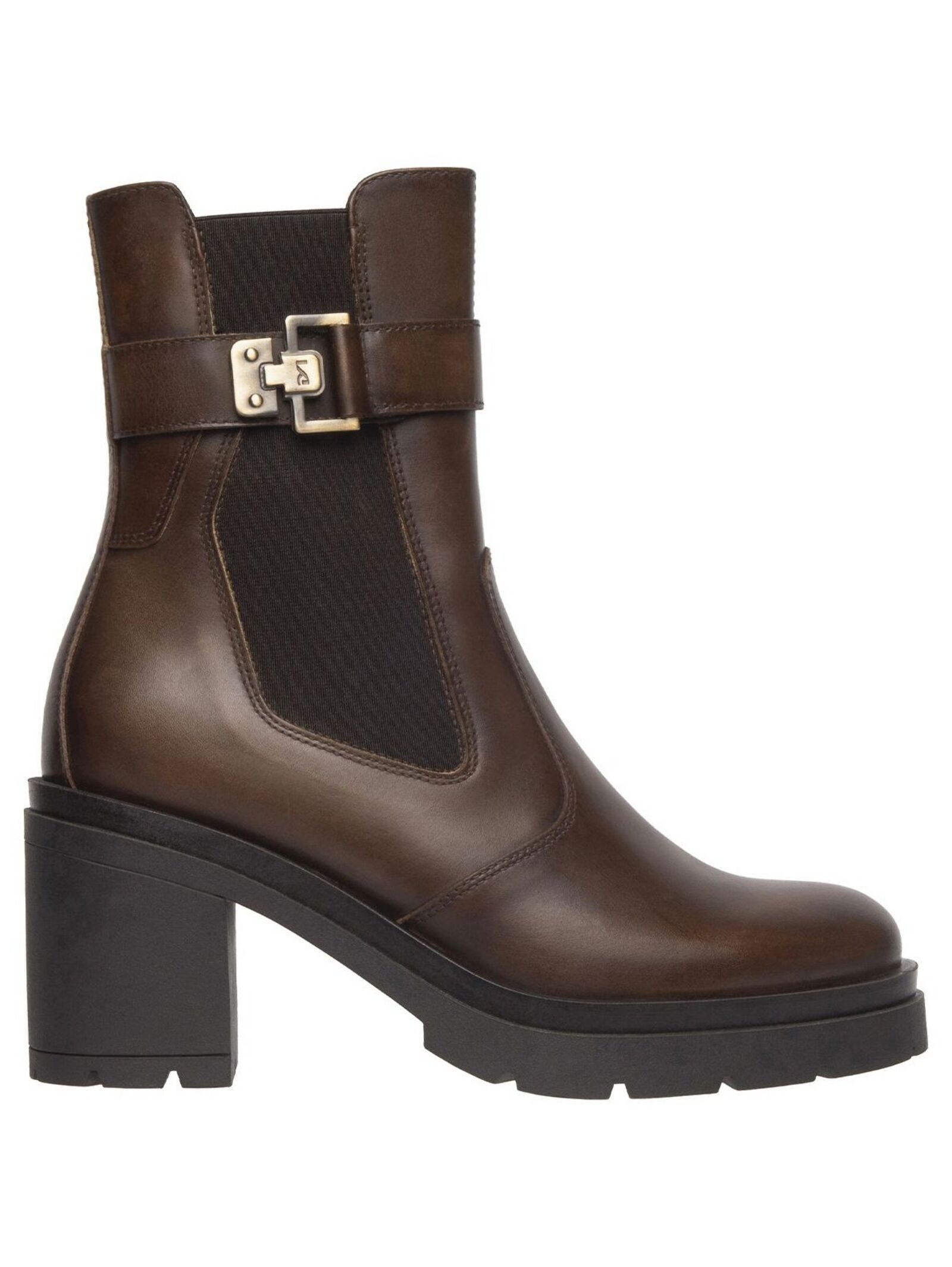 Nero Giardini High-Heel-Stiefelette »Nero Giardini Stiefelette Leder/Textil«