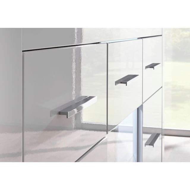 Vitrine »BIANCO«, Höhe 198 cm mit Glaseinsatz online kaufen | BAUR