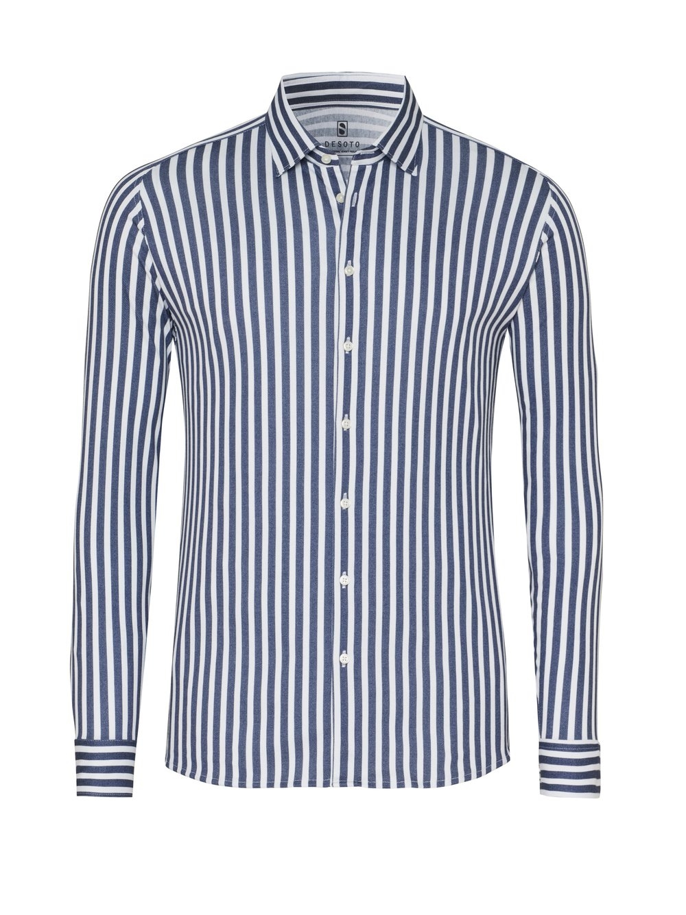 DESOTO Langarmhemd "Jerseyhemd Casual Kent" günstig online kaufen